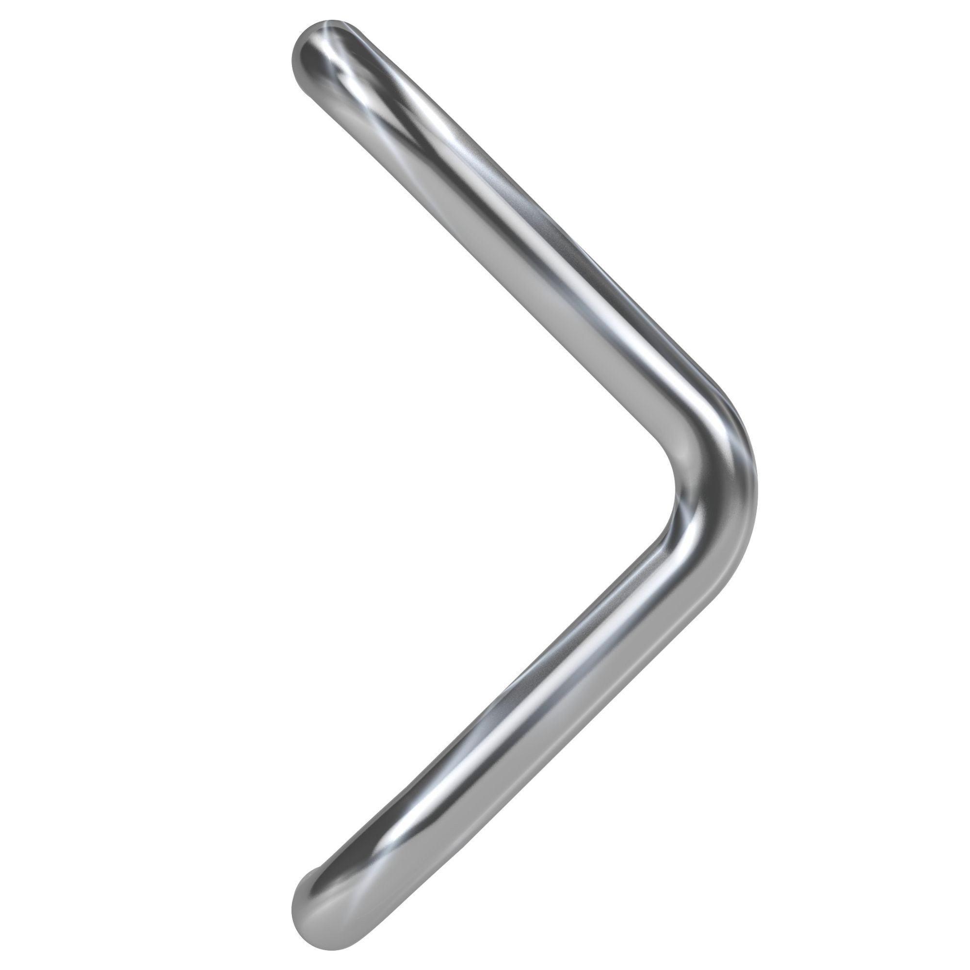 BASI Stoßgriff U-Form (Packung), Edelstahl, Winkel-Form, Achse 300 mm, für Hauseingangstüren