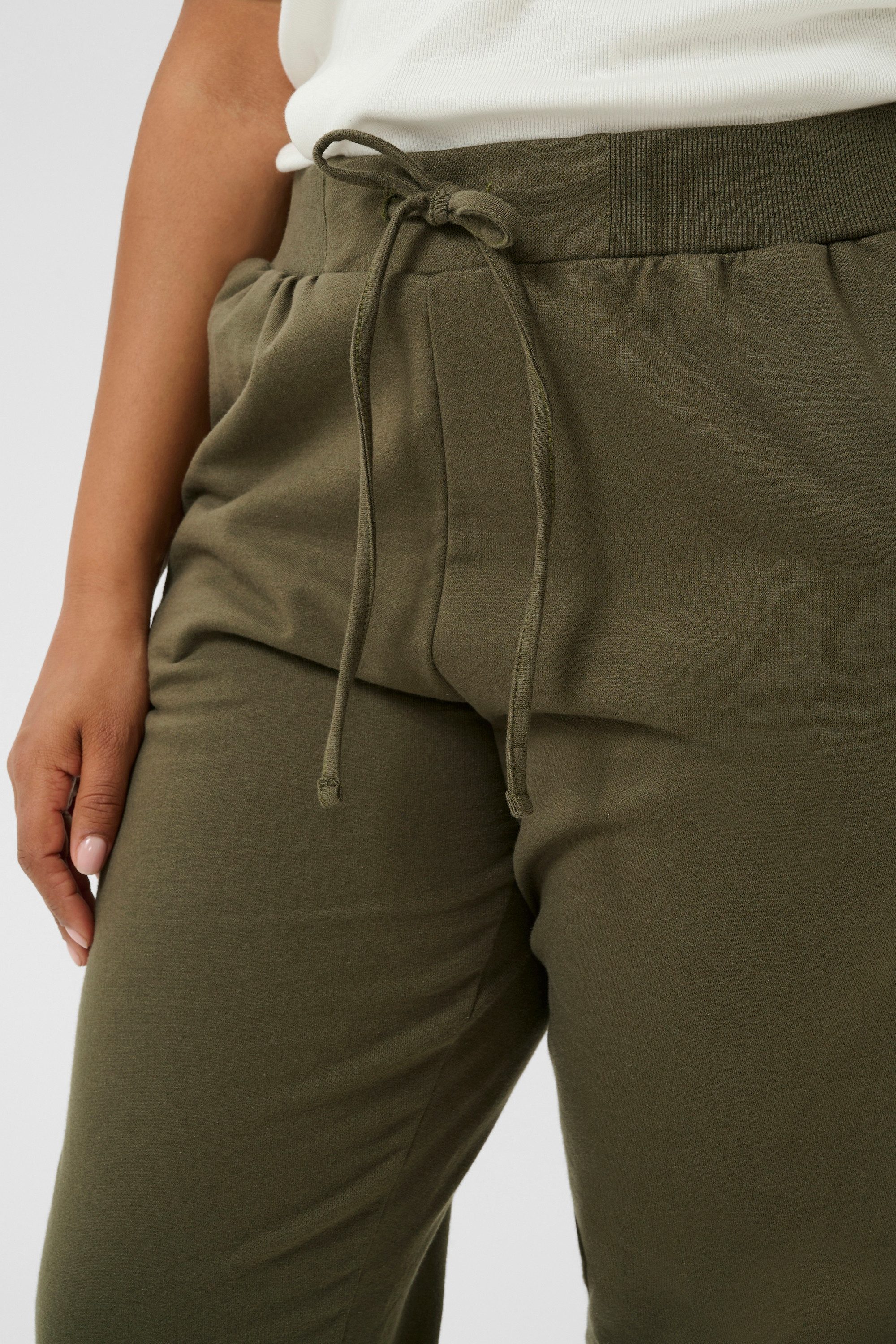 KAFFE Curve Stoffhose Casual Hose KCann Große Größen