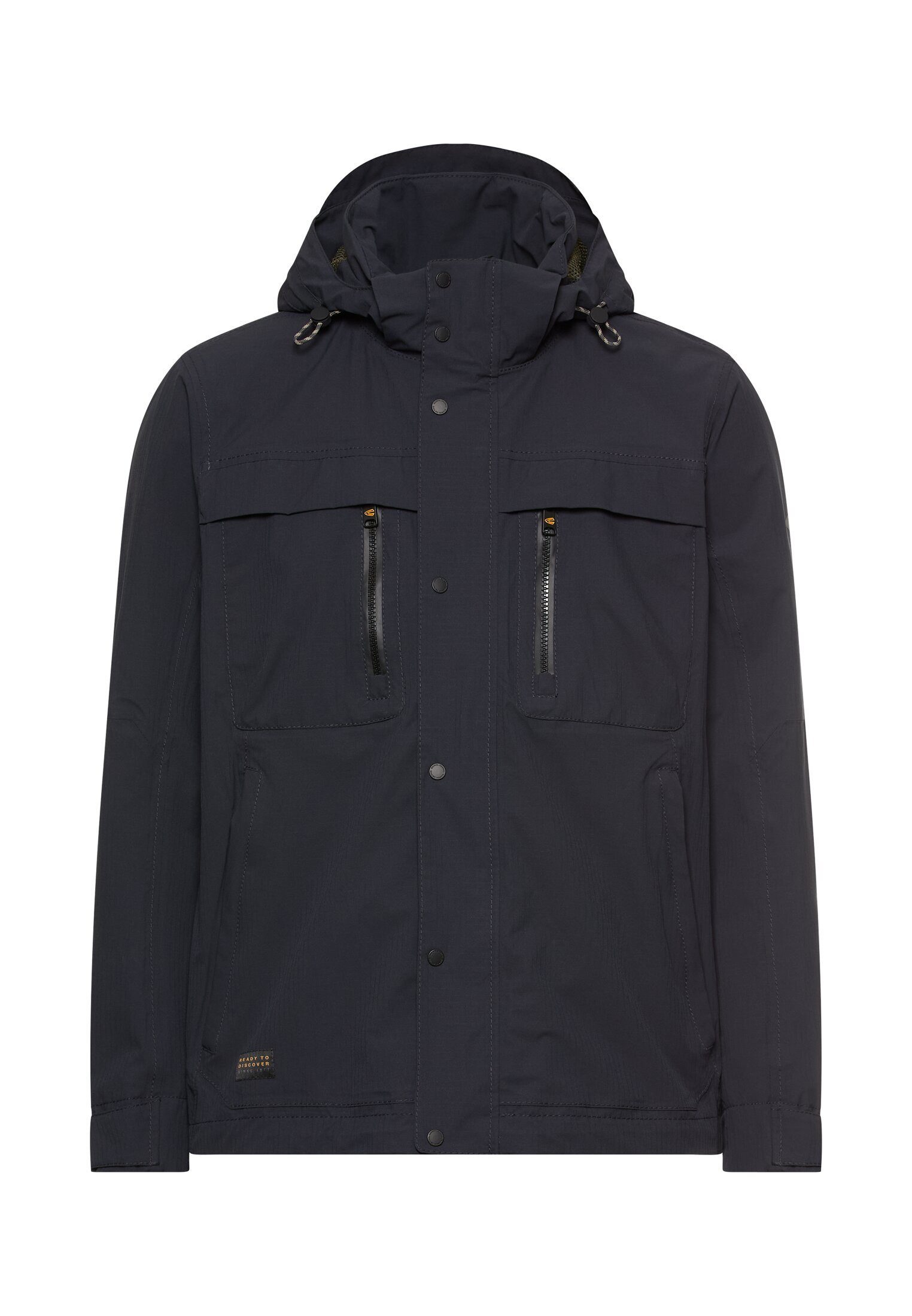 Funktionsjacke mit abnehmbarer Kapuze Langarm