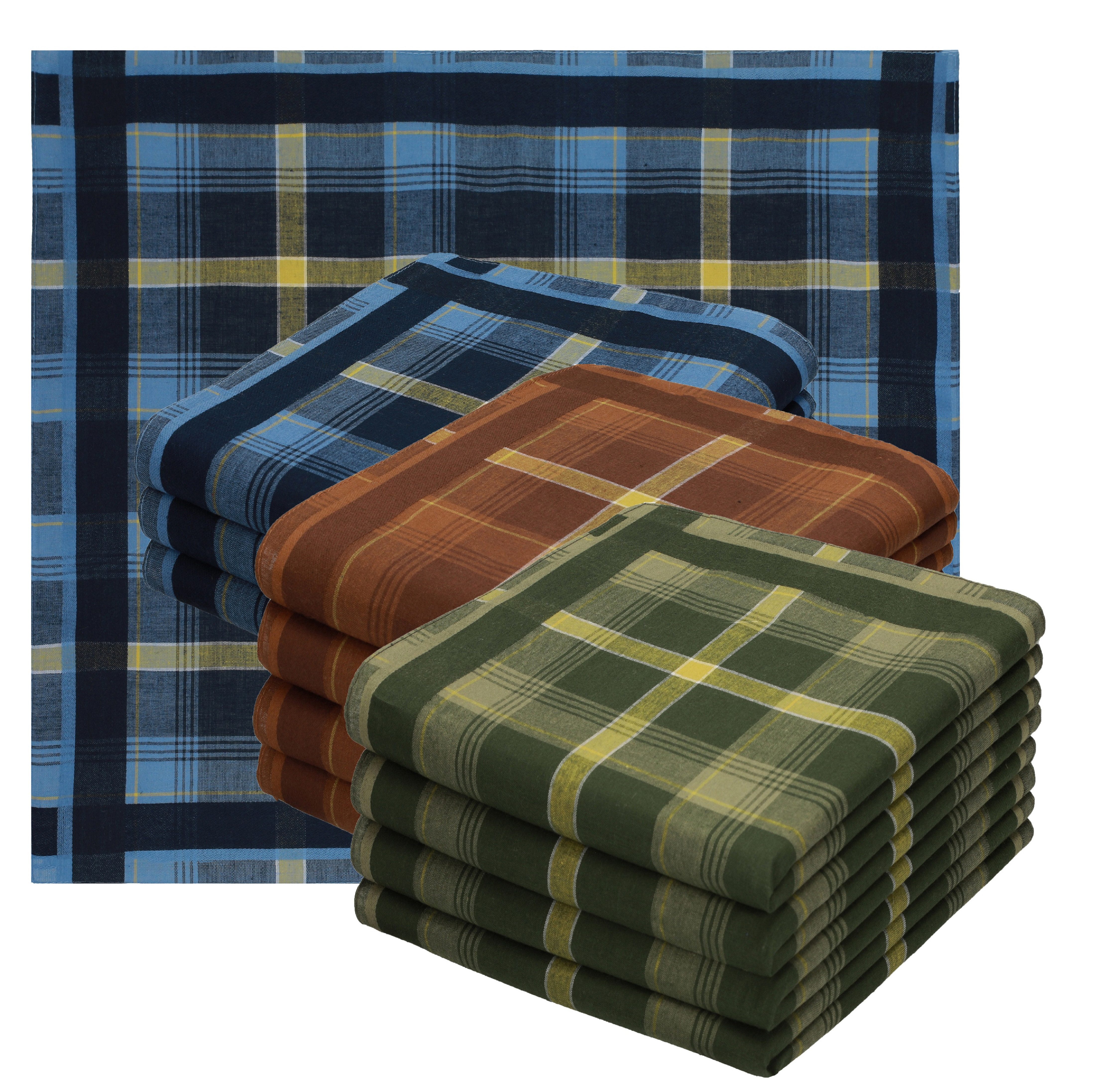 Betz Taschentuch 12 Stück Herren Stoff Носовые платки Set Размер 40x40 cm bzw 43x43 cm, (12-St)