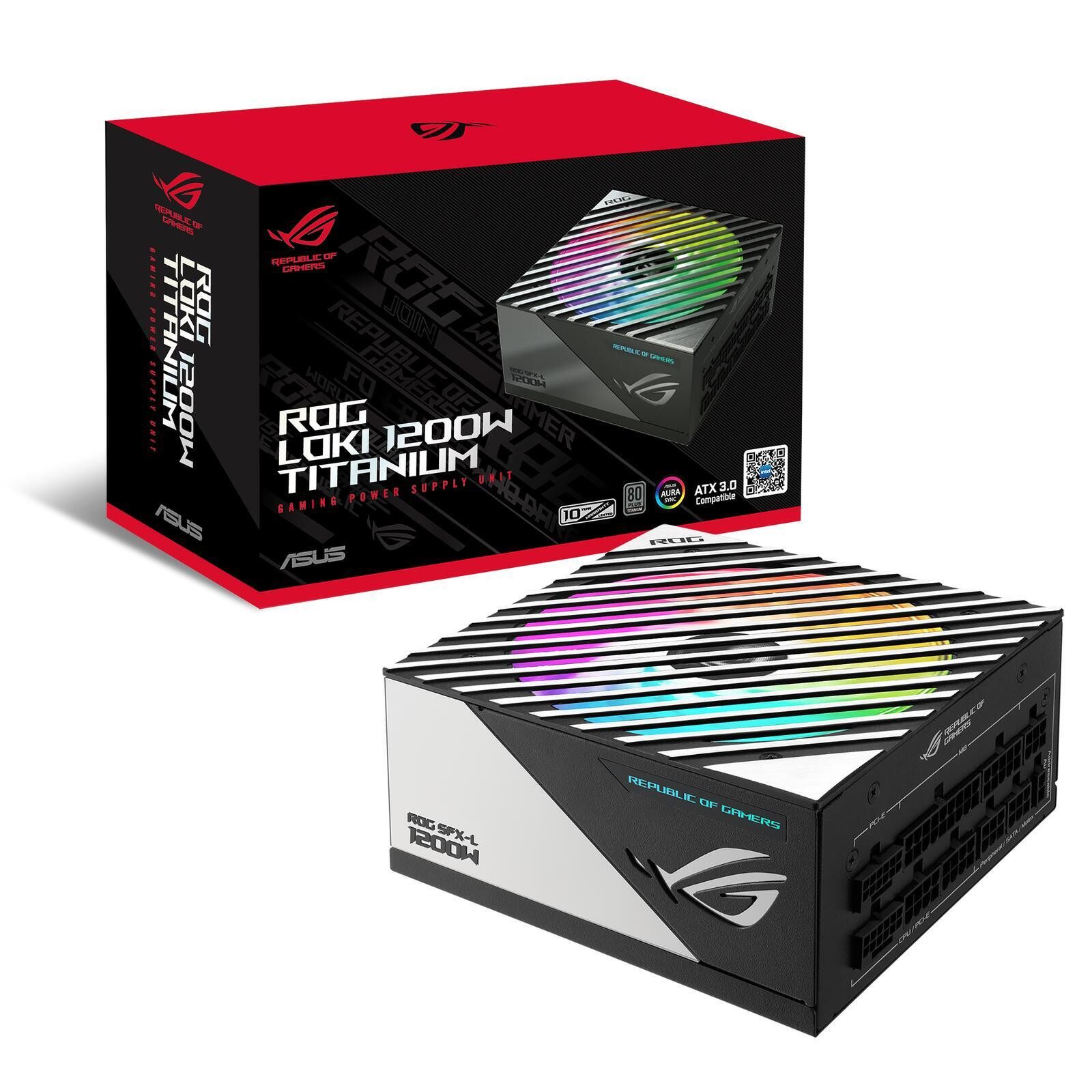 ASUS ROG Loki SFX-L 1200W Titanium vollmodulares A PC-Netzteil