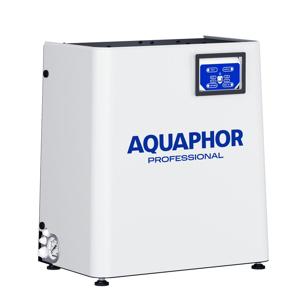 Aquintos Wasseraufbereitung Untertisch-Trinkwassersystem APRO-NP80 Kompakt-Umkehrosmoseanlage, 80 L/h, 3/8 Zoll-Anschluss, für Umkehrosmose, 1500 ppm/TDS 1800µS/cm