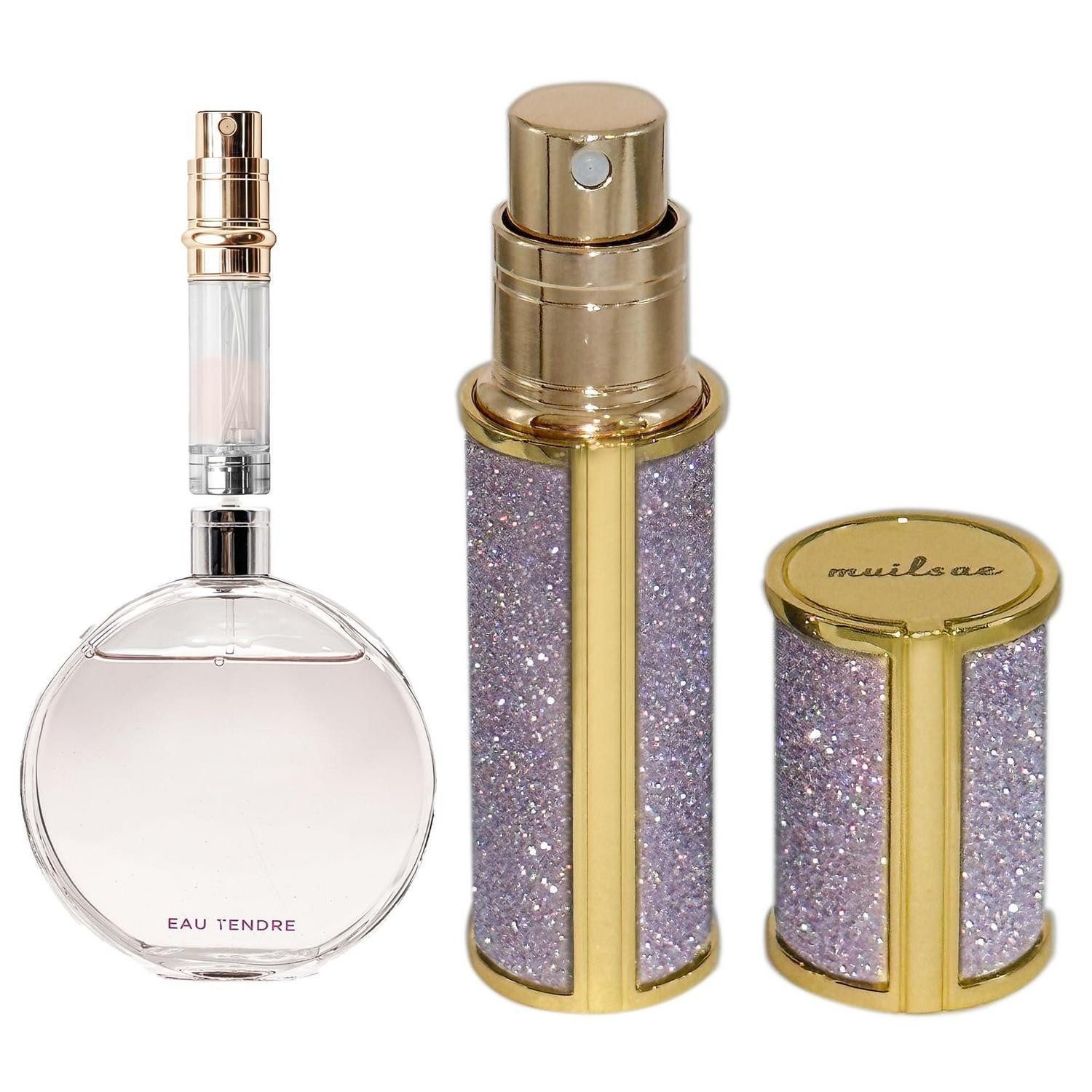 LuxusKollektion Parfümzerstäuber Parfum Zerstäuber Funkelndes Lila 5ml