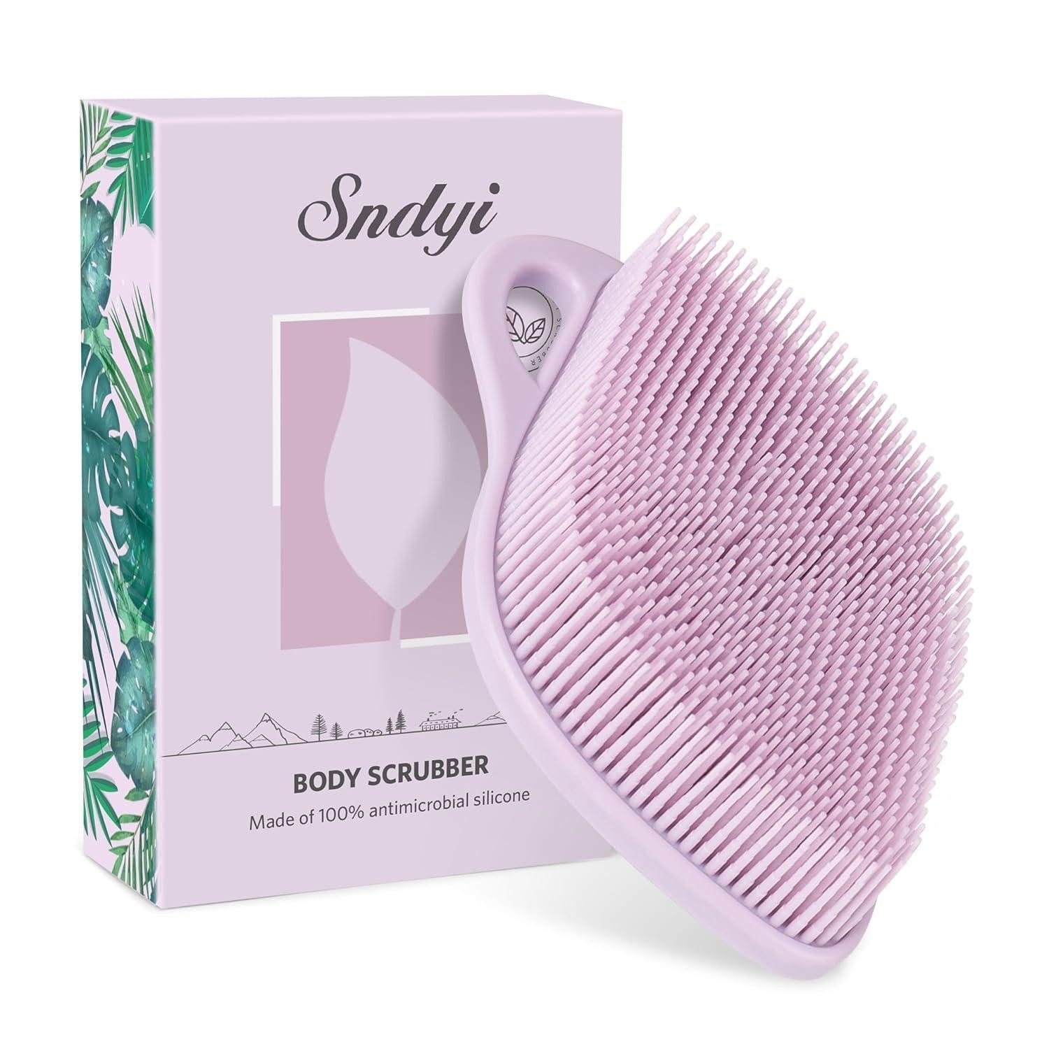 LuxusKollektion Körperbürste Silikon Körperbürste Duschbürste Exfoliierender Blatt Silicone Body