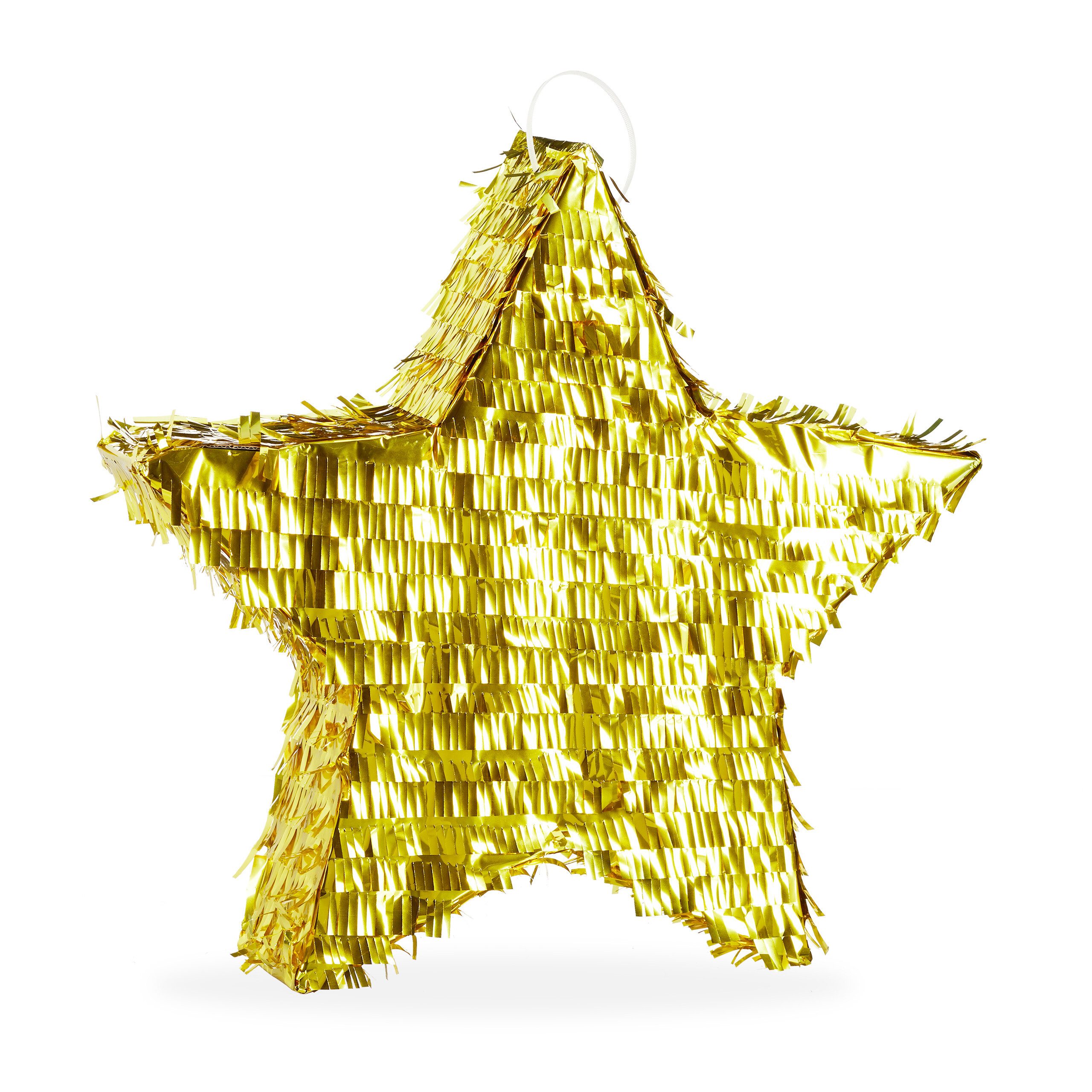 relaxdays Pinata Stern gold