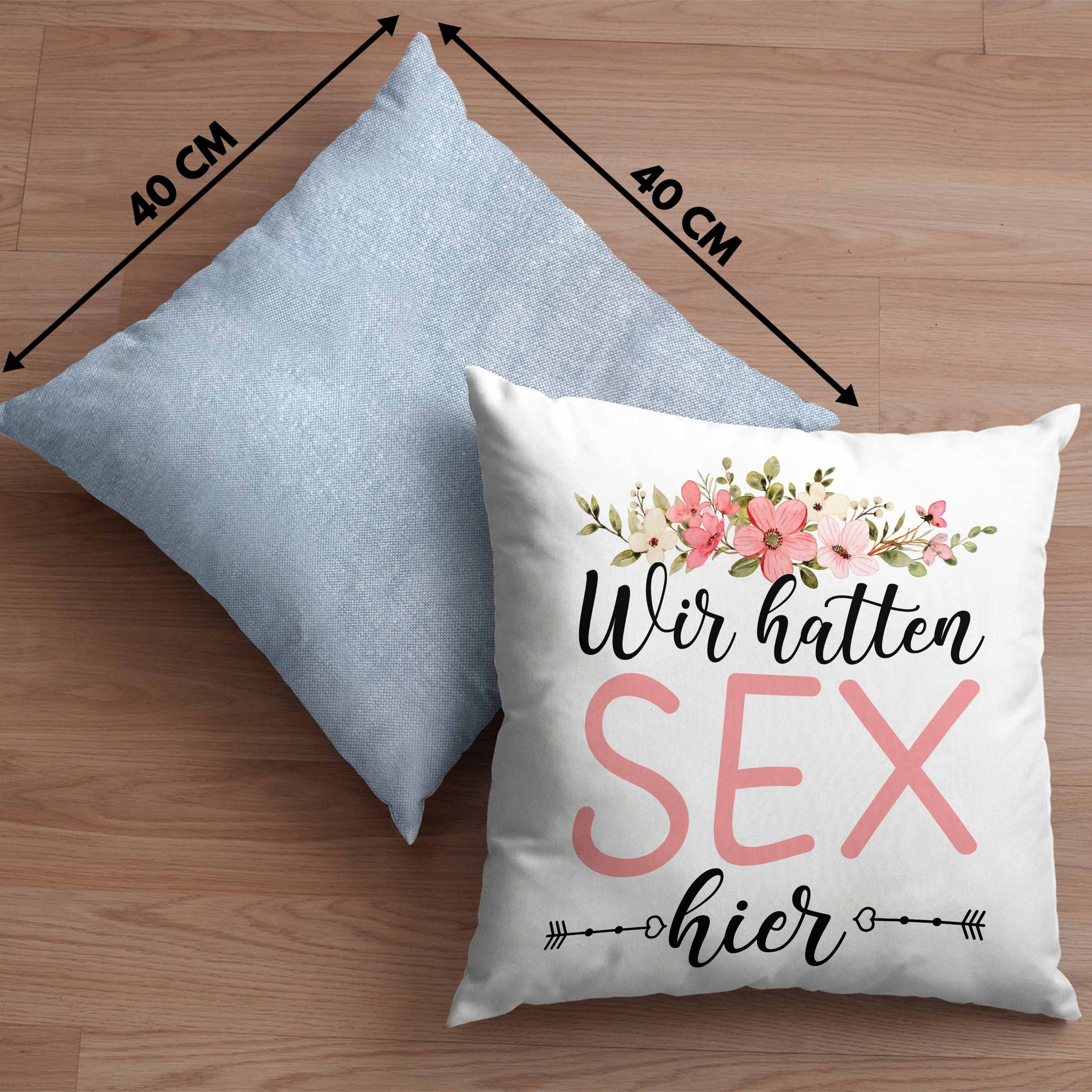 hatten Füllung Sex Geschenkidee Wohnung Dekokissen Blau Trendation Geschenk Dekokissen Kissen Neue Trendation 40x40 Hier Couch mit - Wir