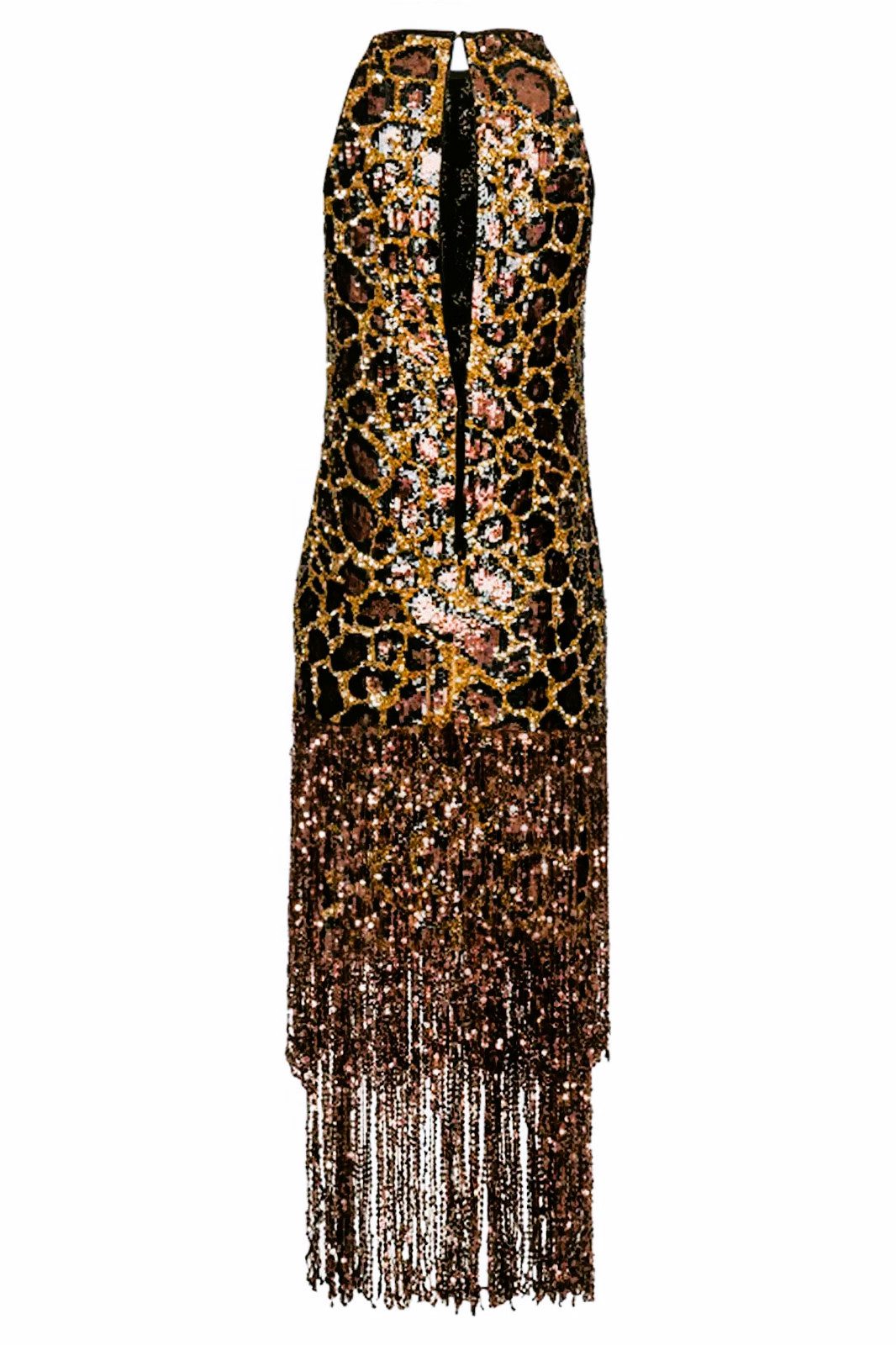 PINKO Paillettenkleid Pinko Damen Kleid, PINKO AROMATICO ABITO PAILETTES MACULA mit allover Print