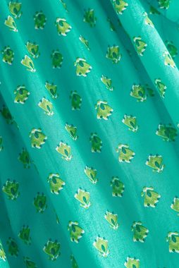 Next Sommerkleid Rüschenkleid mit Print aus Baumwolle (1-tlg)