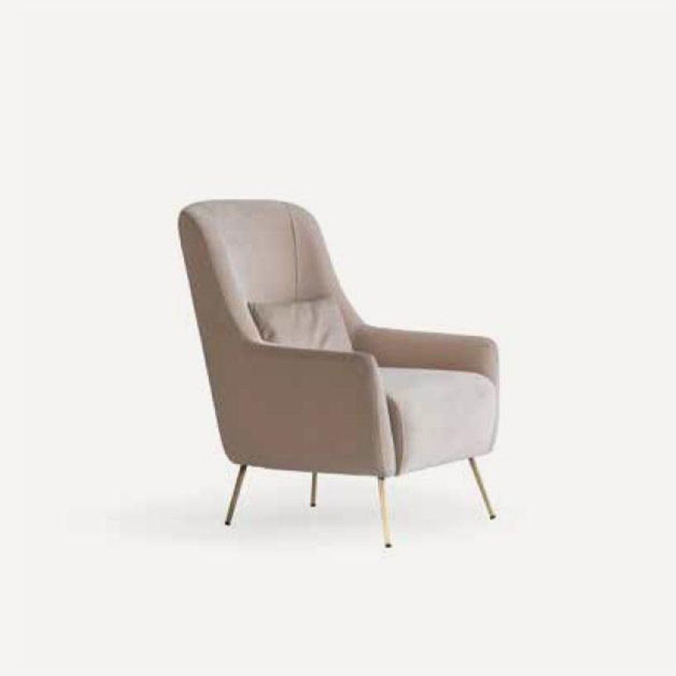 Sitzer Gepolsterte 1 Textil JVmoebel Stoff Design Modern Luxus Einsitzer Sessel, Sessel