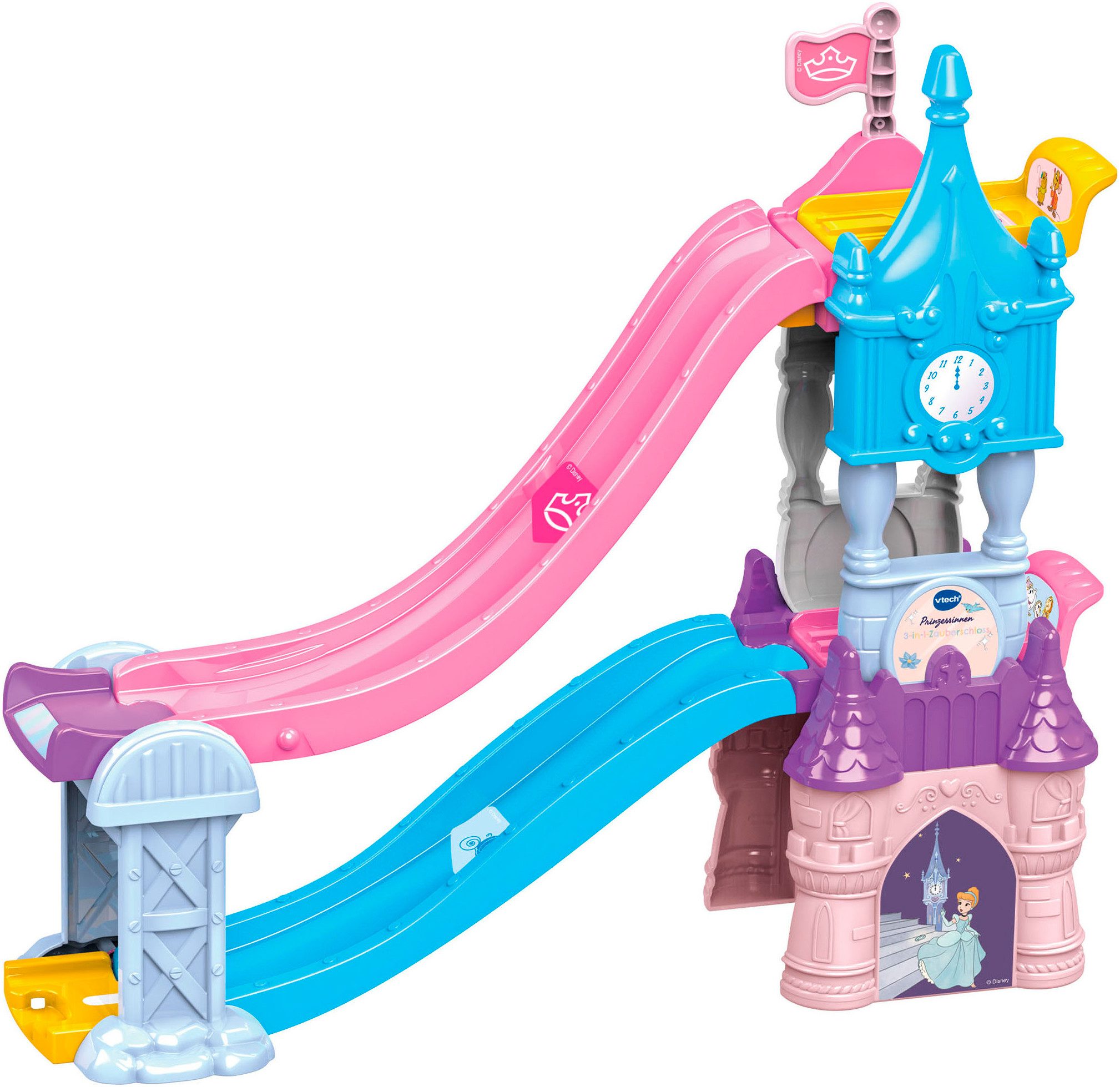 Vtech® Spielwelt Tut Tut Baby Flitzer – Prinzessinnen 3-in-1-Zauberschloss, mit Licht und Sound