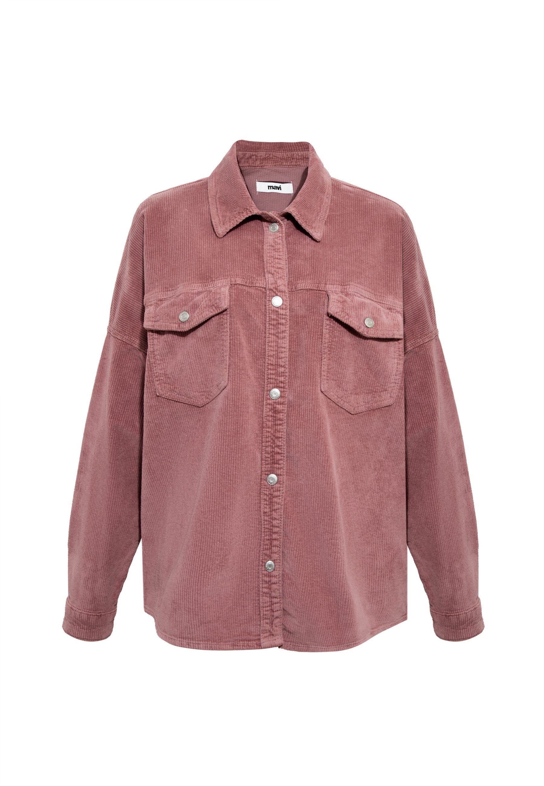 Mavi Langarmbluse FIONA Boyfriend Cord Overshirt