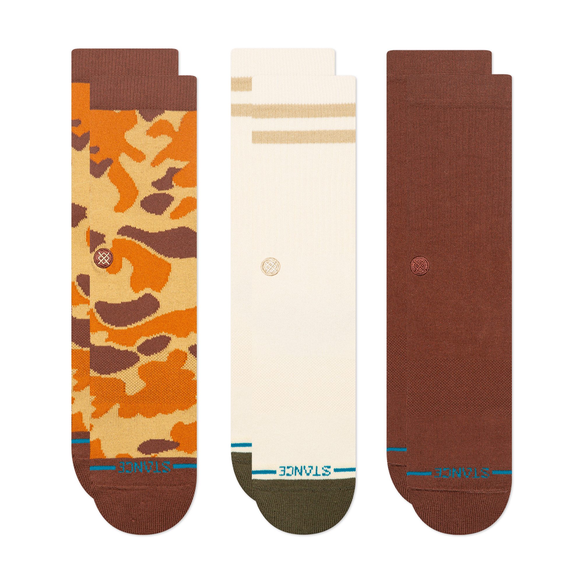 Stance Freizeitsocken CAMO CREW 3 PACK
