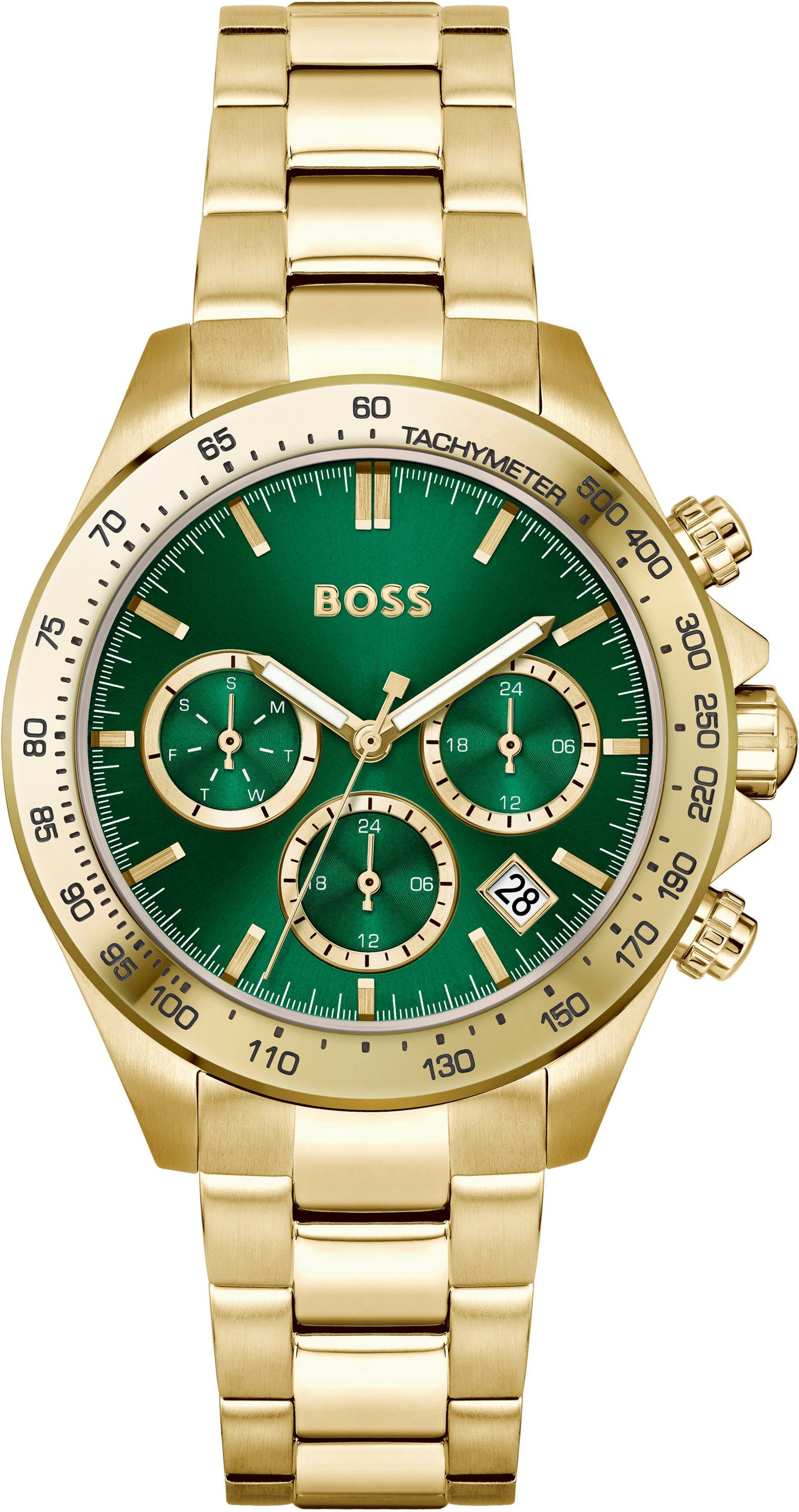 BOSS Multifunktionsuhr NOVIA 1502750, Quarzuhr, Damenuhr, günstig online kaufen
