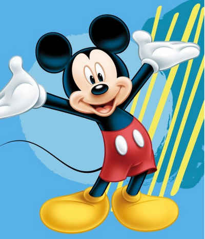 Kinderdecke Disney Mickey Maus Fleecedecke Warm Kuscheldecke Schmusen 140 x 120cm, Disney