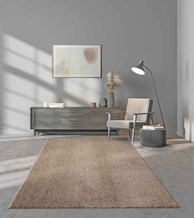 Teppich »Relax Plus Moderner Flauschiger Kurzflor Teppich«, the carpet, Rechteck