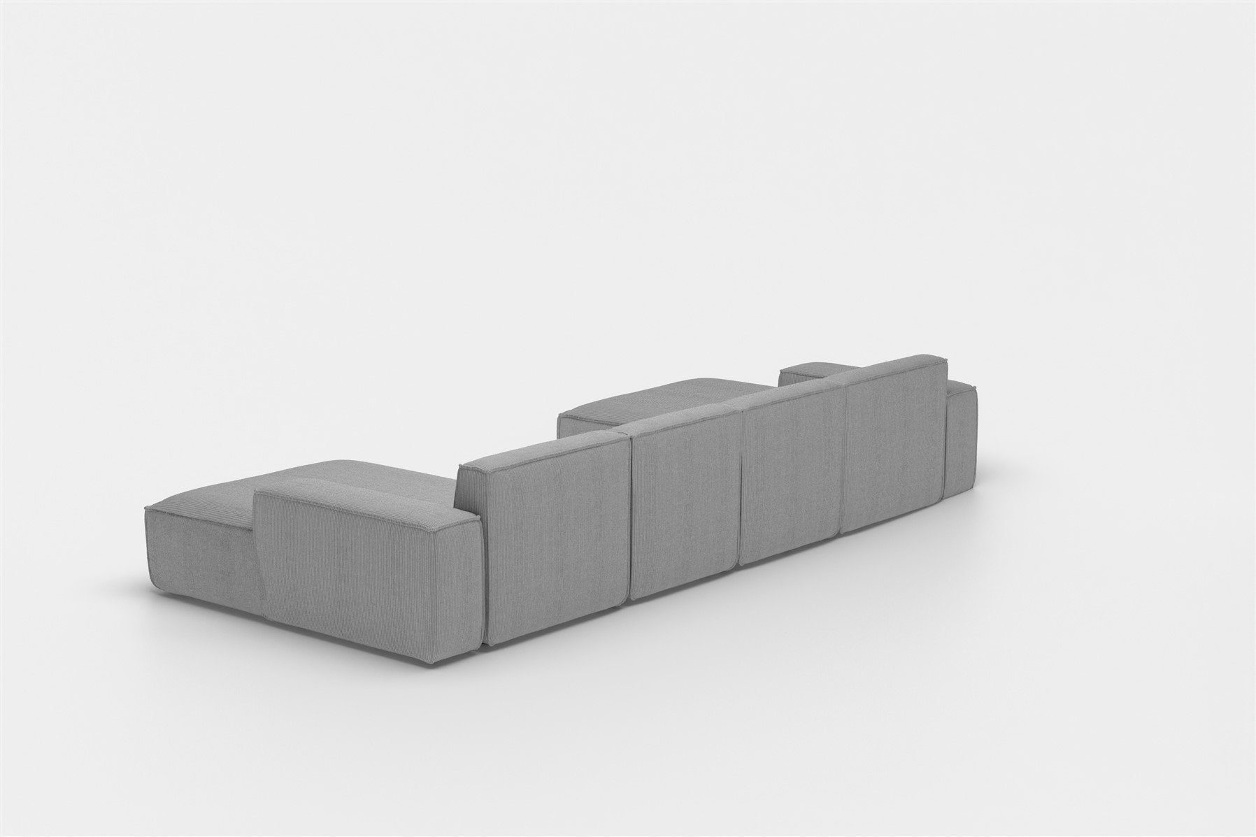 Fun Möbel Wohnlandschaft U-Form CELES XS, Breite 342 cm, inkl. 2 Zierkissen