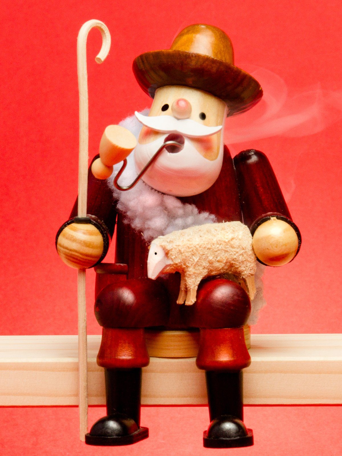 SIKORA Weihnachtsfigur RM-A Kantenhocker Holz Räuchermännchen H:16,5 cm - verschiedene Motive