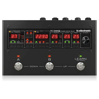 TC Electronic Musikinstrumentenpedal, 2290 P Dynamic Digital Delay - Effektgerät für Gitarren