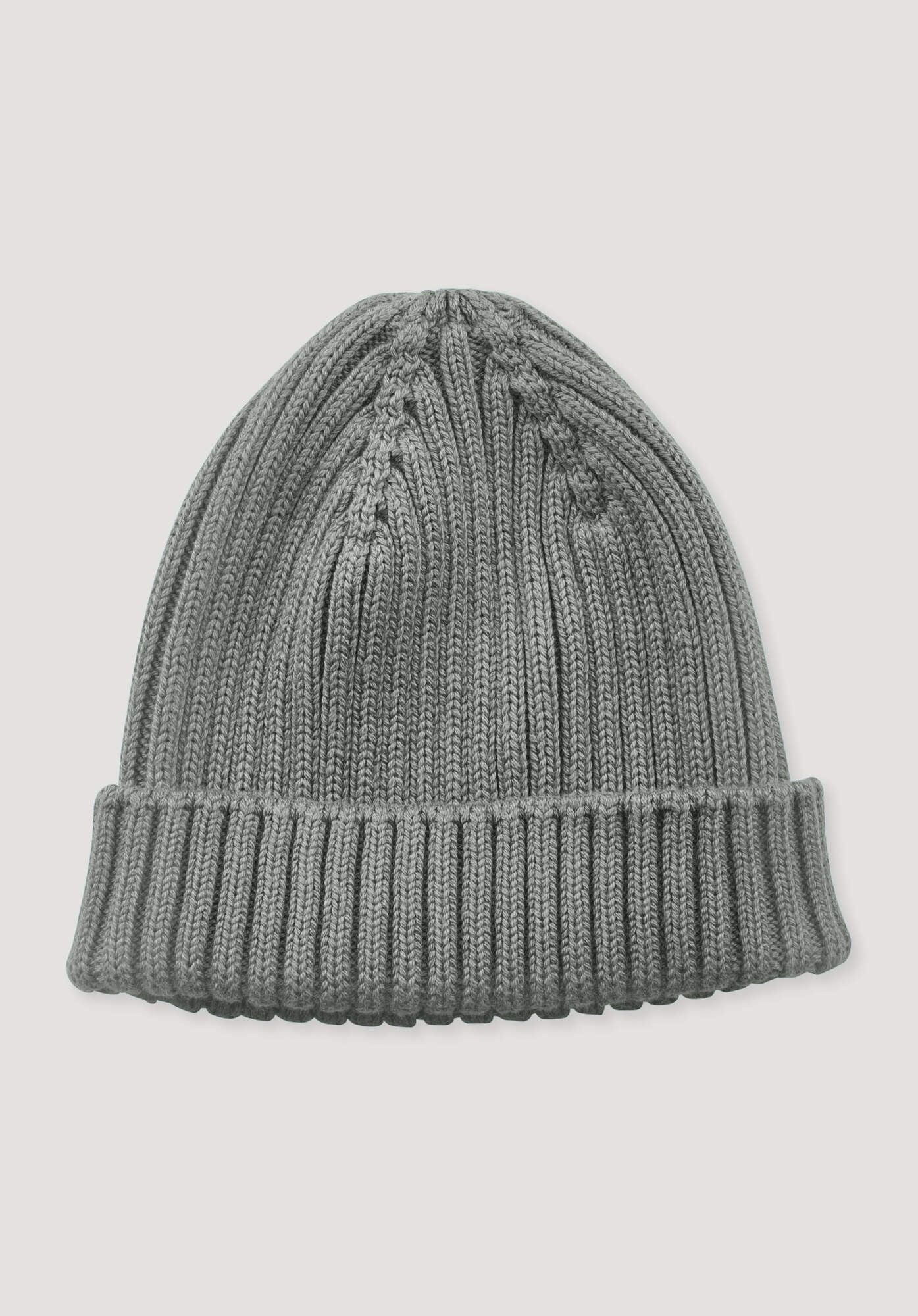 Hessnatur Strickmütze aus reiner Bio-Baumwolle (1-St)