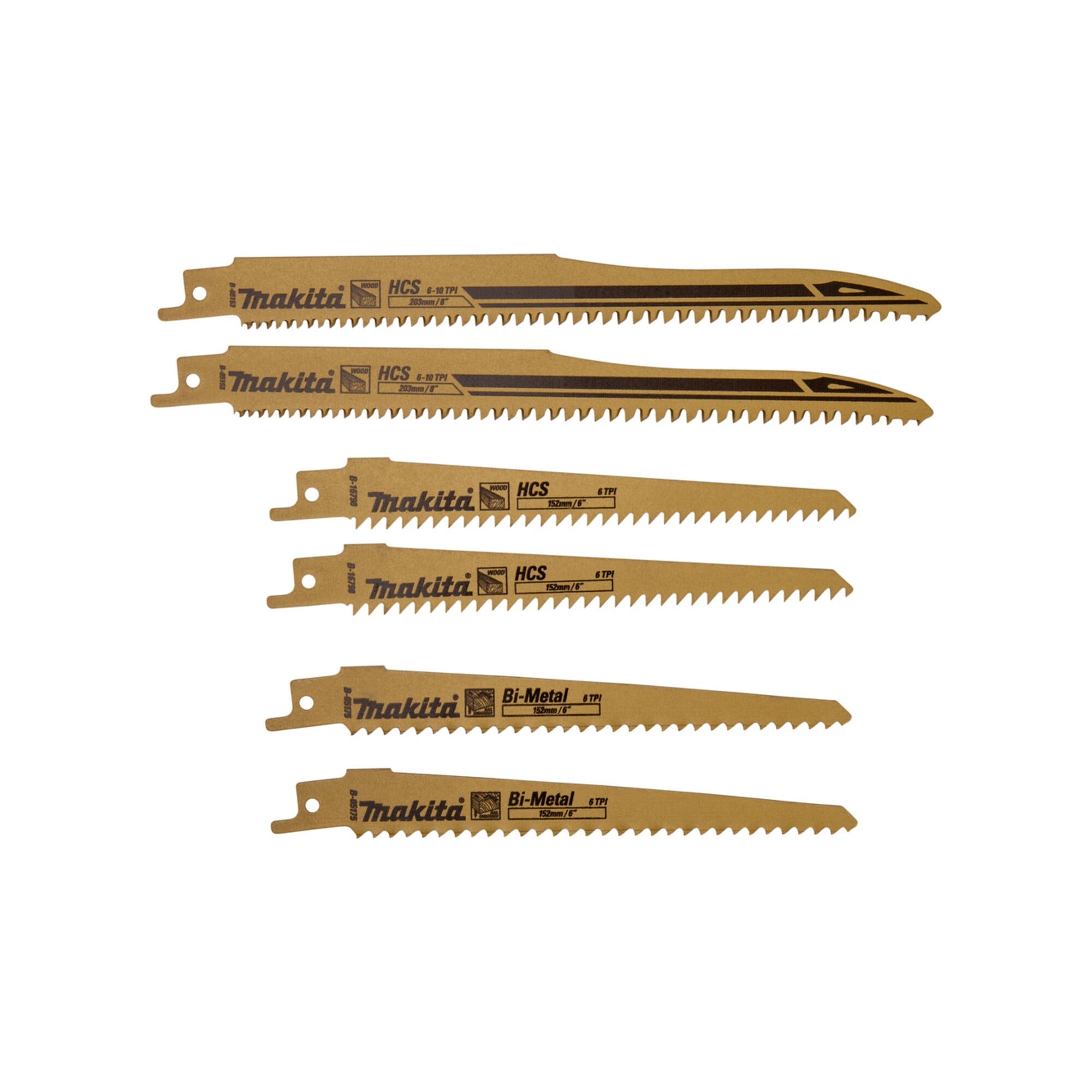 Makita Säbelsägeblatt Makita Reciproblatt Sortiment A B-44432