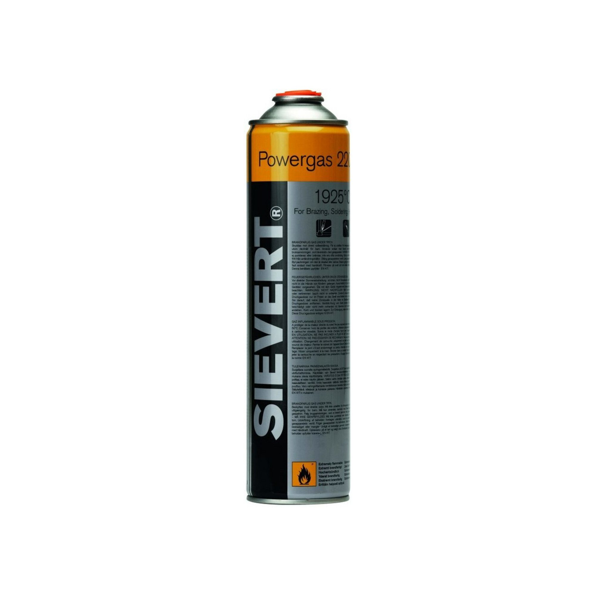 Sievert Lötkolben Schraubkartusche Powergas 2204 336g 600 ml 1925GradC SIEVERT