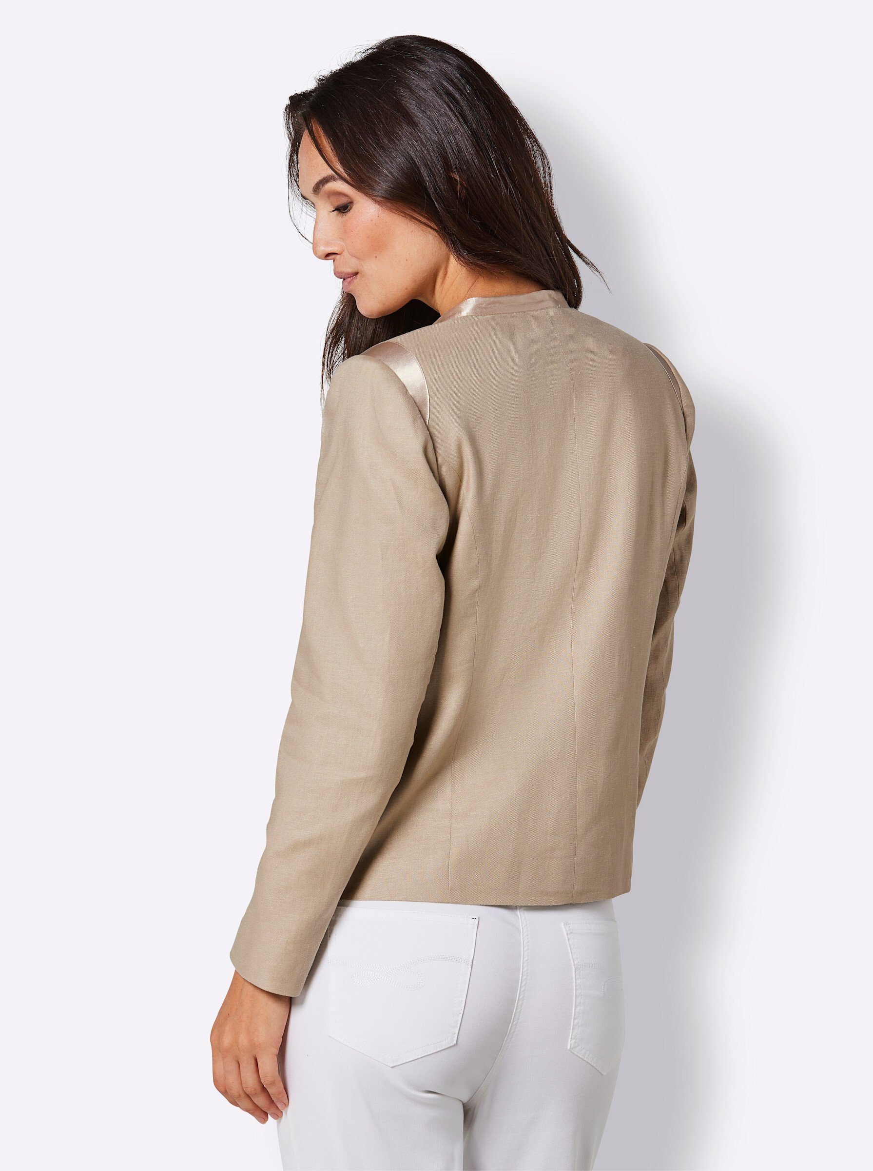 creation L Blusenblazer Leinen-Viskose-Blazer günstig online kaufen