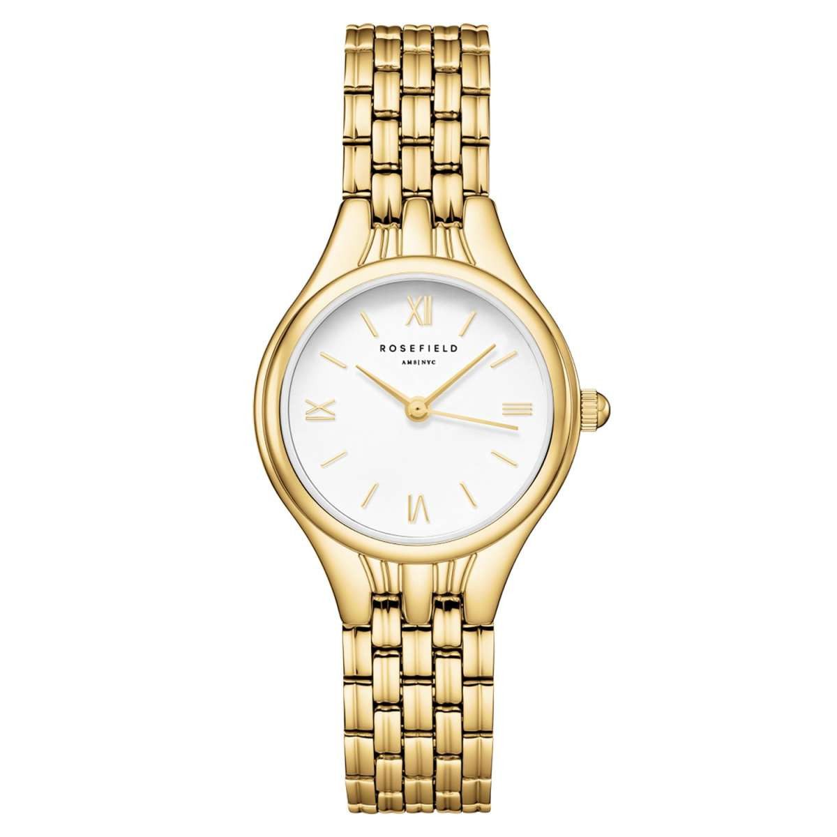 ROSEFIELD Quarzuhr MUWGSG-MU01, für Damen Quarz Muse Goldfarben