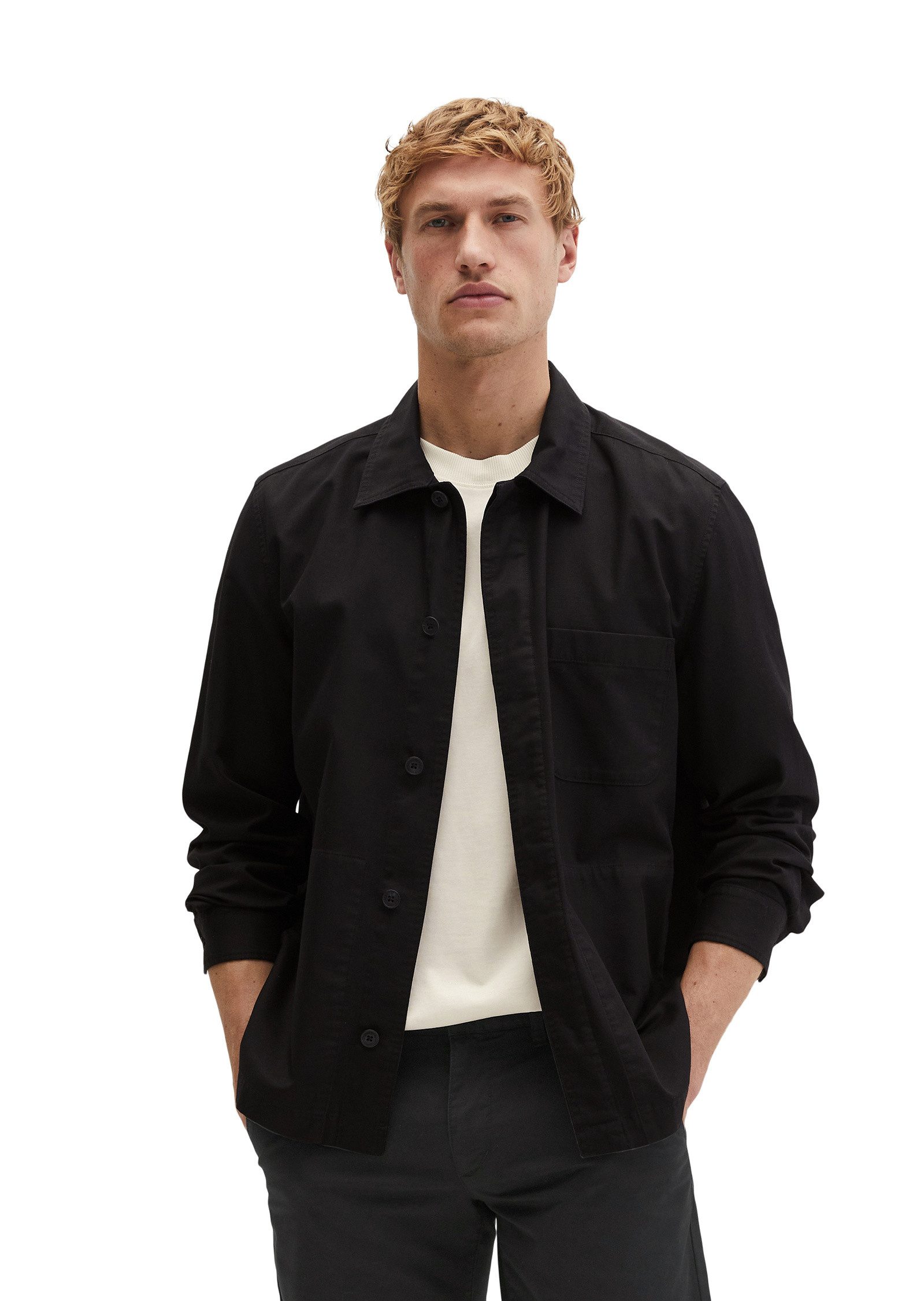 Marc O'Polo Kurzjacke aus Bio-Baumwolle und Leinen