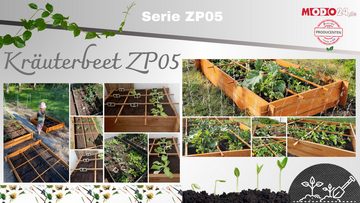 Modo24 Hochbeet ZP05, Pflanzenbeet Hochbeet Gartenbeet aus Holz, viele Größen und Farben