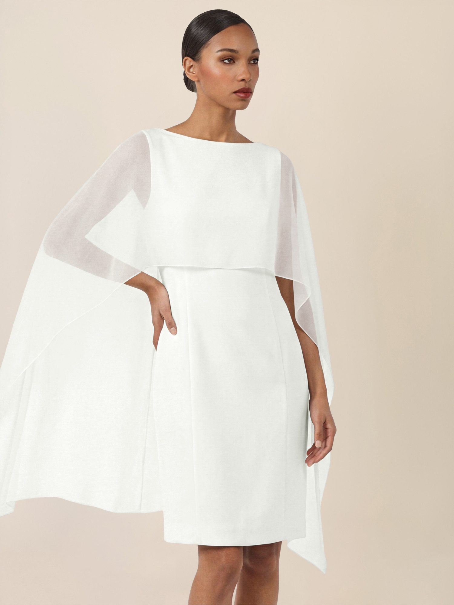 Apart Abendkleid mit fließendem Chiffon-Cape günstig online kaufen