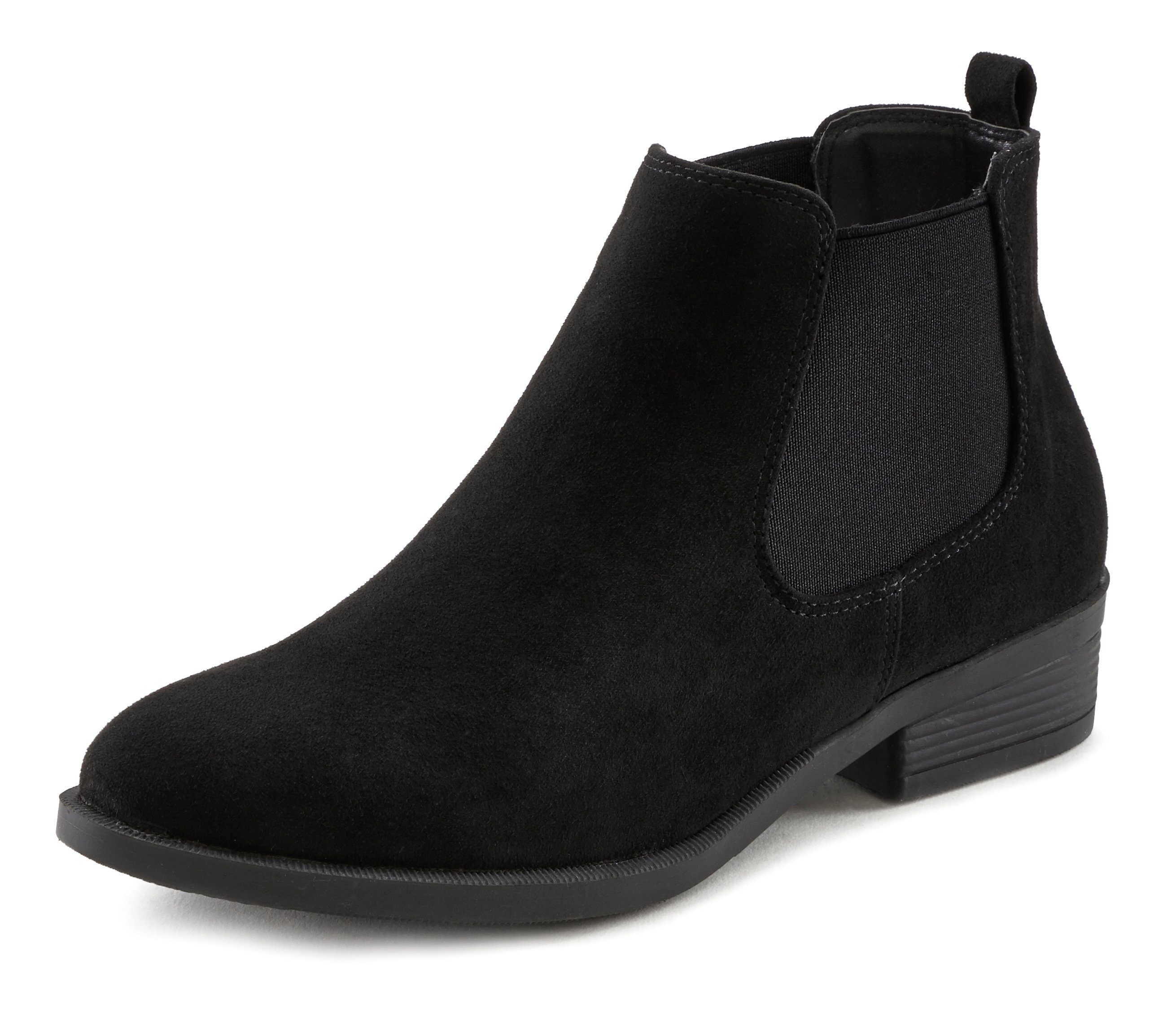 Vivance Chelseaboots bequem zum Reinschlüpfen, Stiefelette, Ankle Boots VEGAN