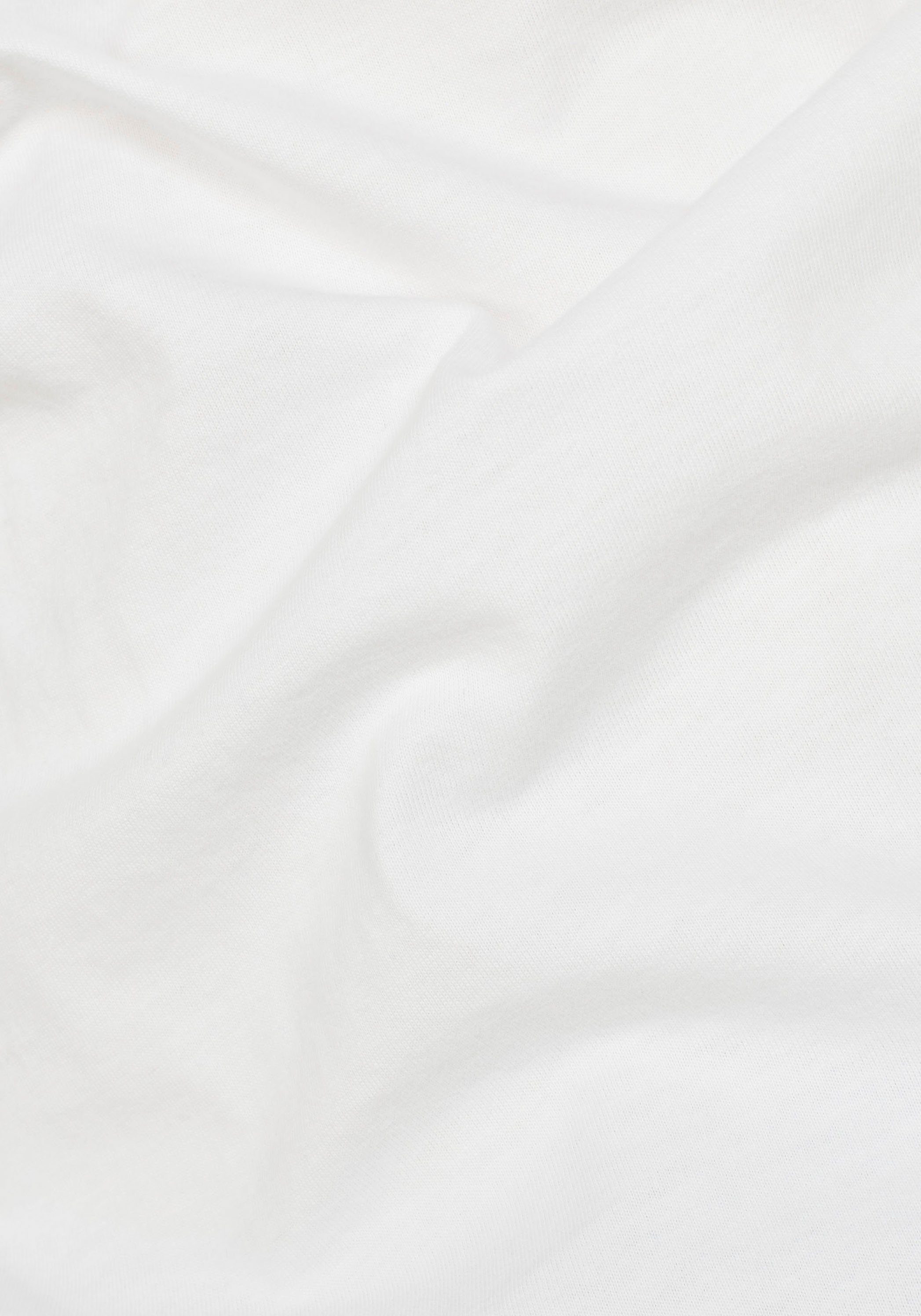 Stitching Lash white G-Star RAW T-Shirt kleinem Logo mit