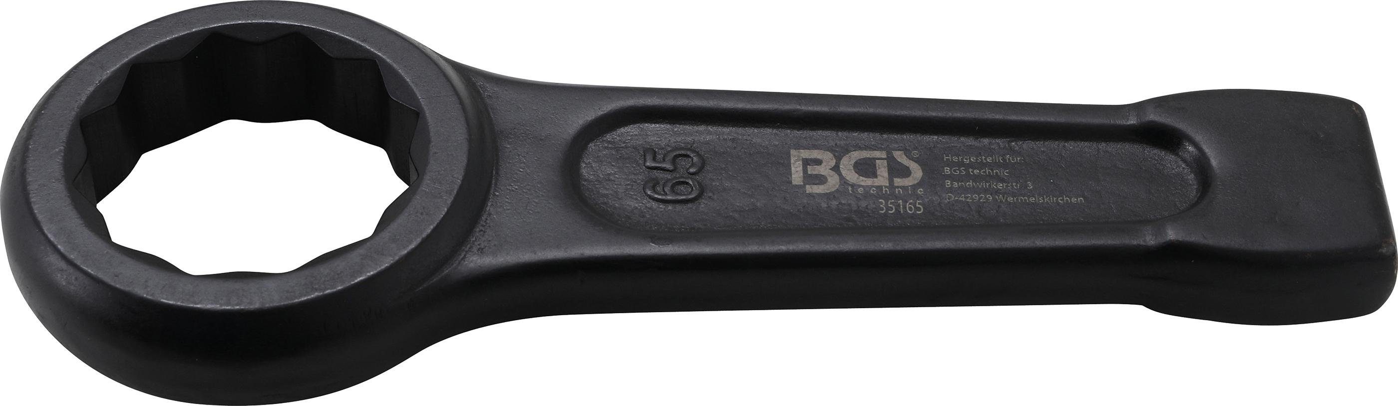 BGS technic Ringschlüssel Schlag-Ringschlüssel, SW 65 mm