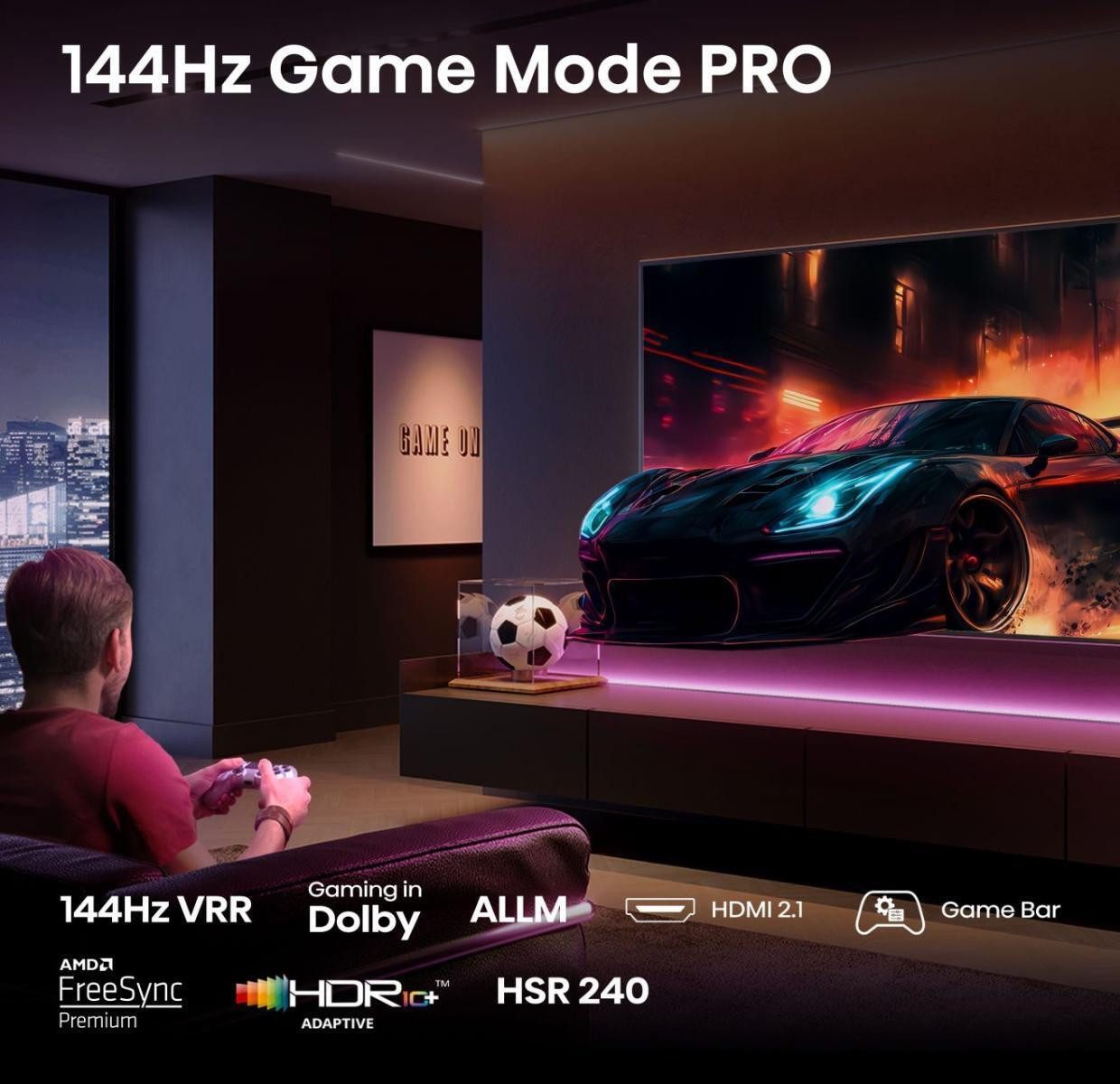 Hisense 43E77Q PRO LED-Fernseher
