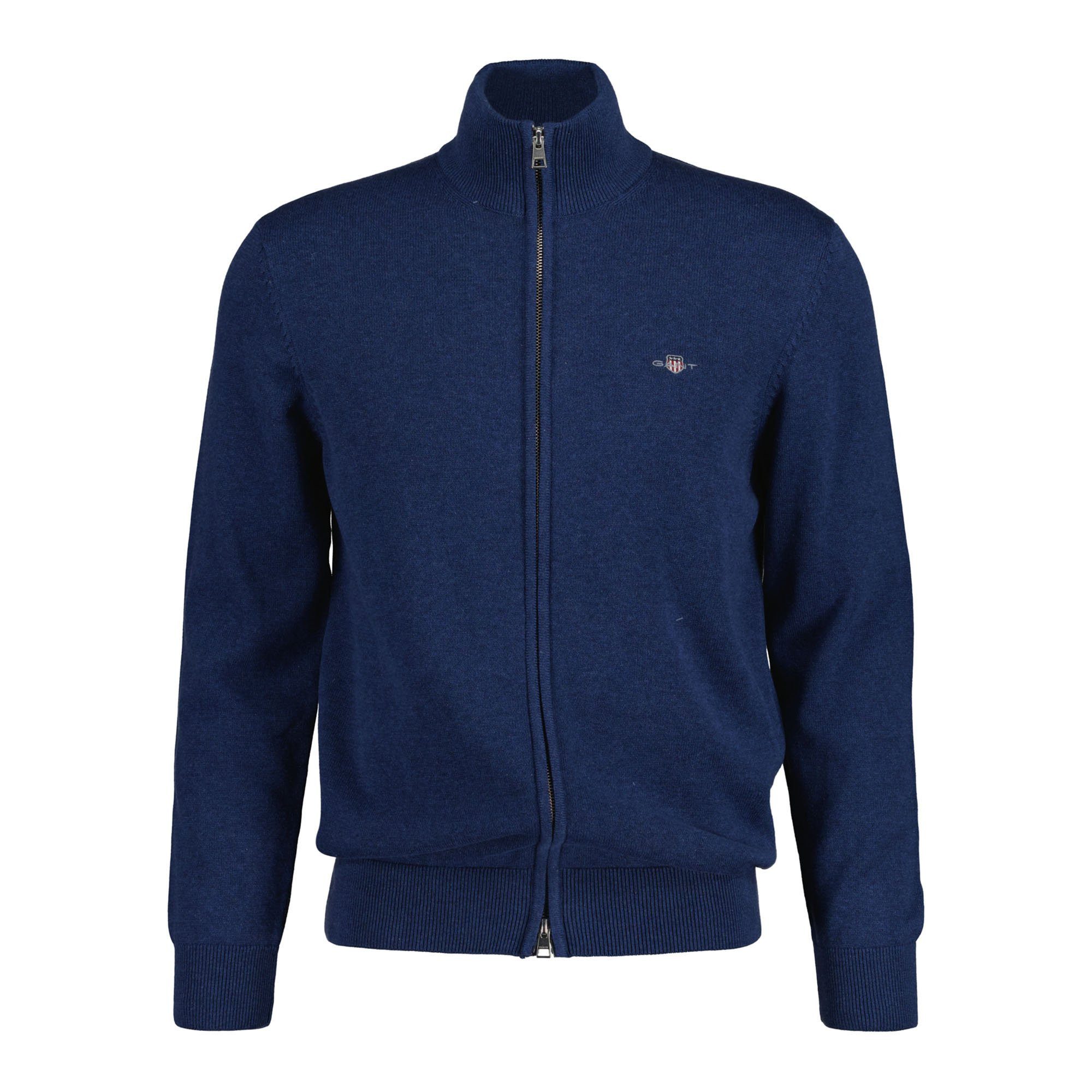 Gant Sweatshirt Herren Strickjacke Baumwolle günstig online kaufen