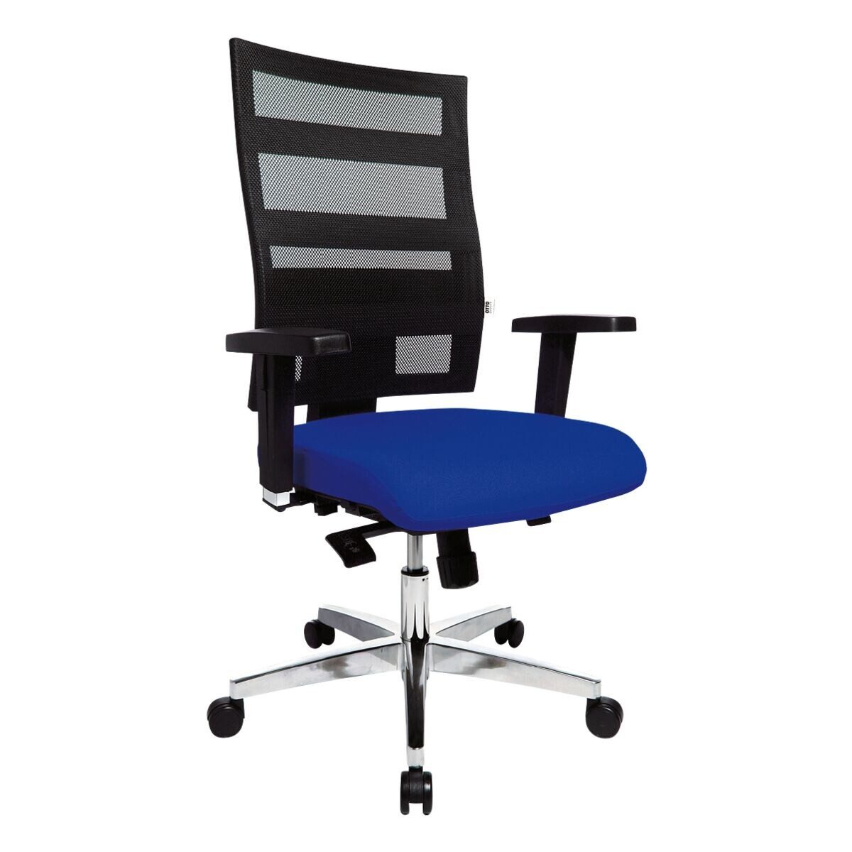Otto Office Premium Schreibtischstuhl Premium, mit Armlehnen, Sitztiefenverstellung und schwarzer Netzrückenlehne