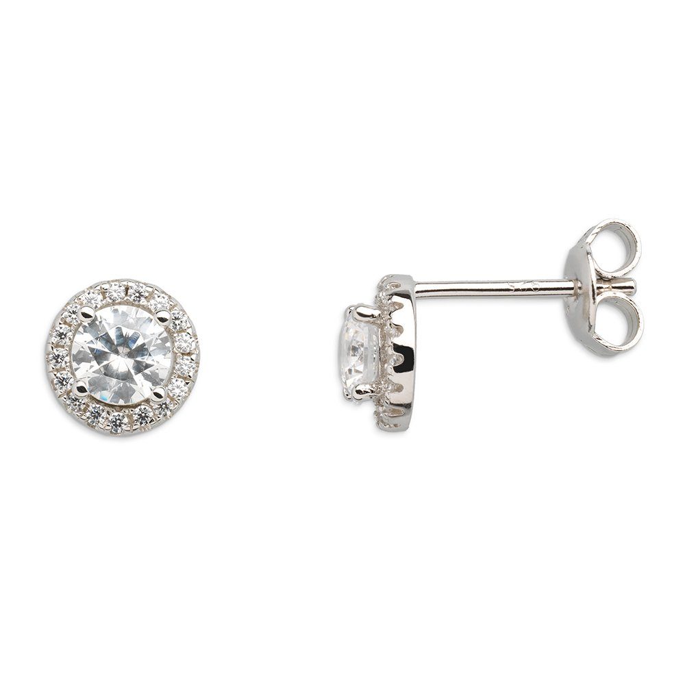 XENOX Paar Ohrstecker Xenox XS7365 Ohrstecker Damen Silver Circle Sterling-Silber Zirkonia ?