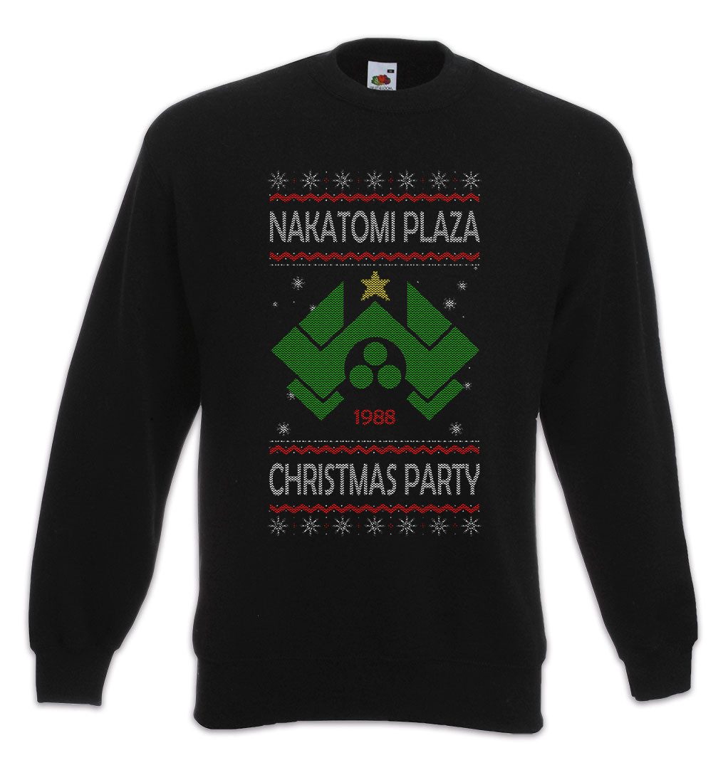 Sweatshirt Nakatomi Plaza Christmas Sweatshirt Merry Hard Santa Die Langsam X-Mas