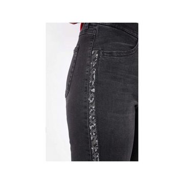 TONI 5-Pocket-Jeans anthrazit figurbetont (1-tlg)