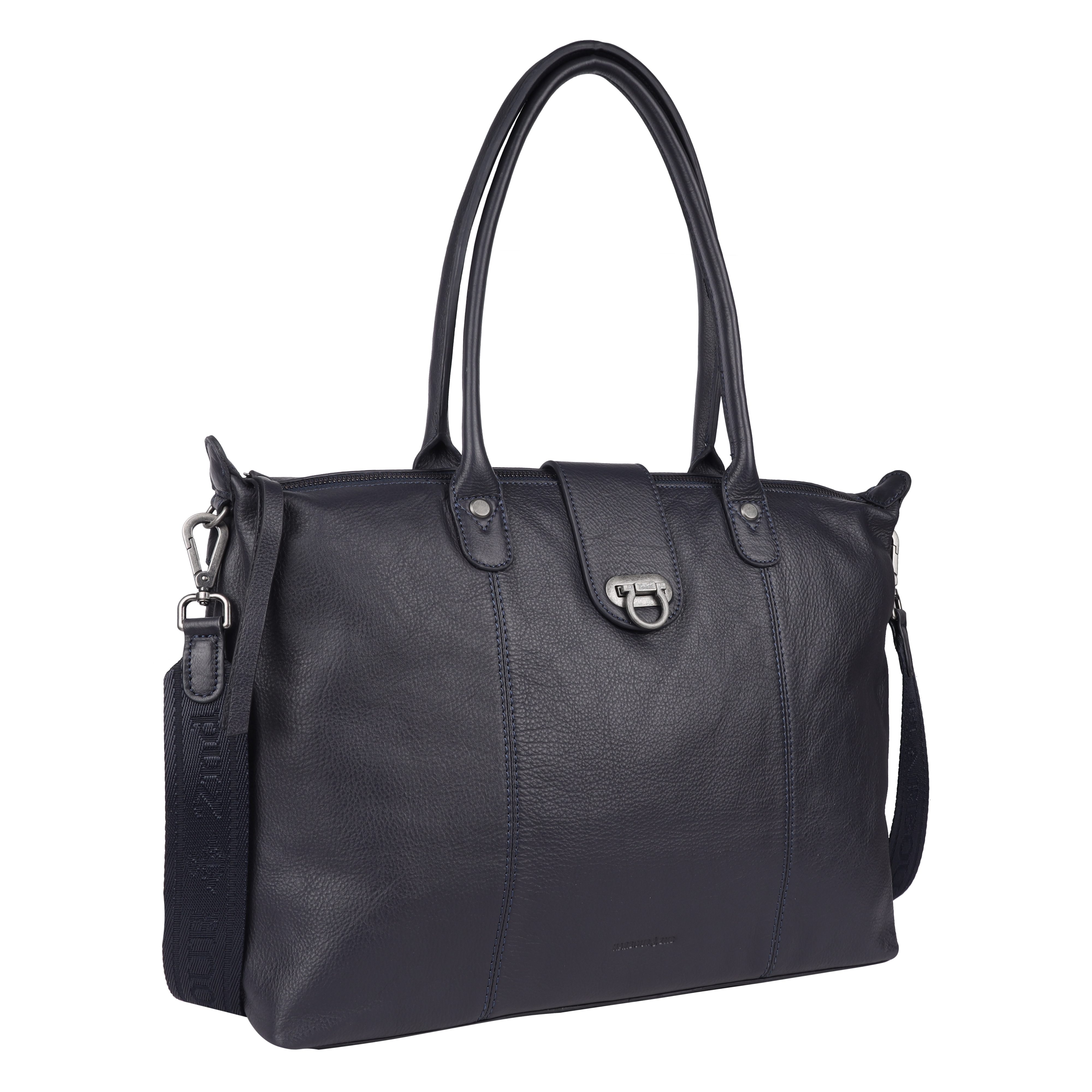 HARBOUR 2nd Shopper Malin, Damen Umhängetasche, Handtasche, Tragetasche mit Steckverschluss