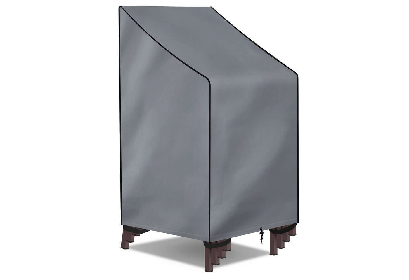 bonsport Abdeckhaube Schutzhülle für Stapelstühle, 65 x 65 x 80/120 cm