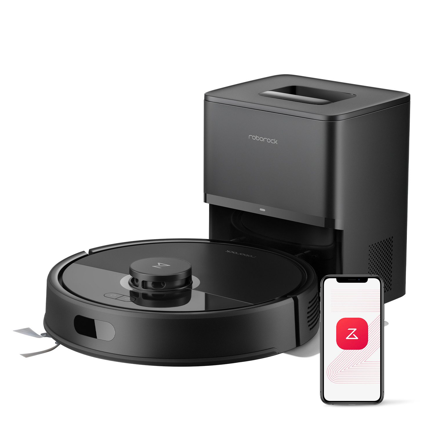 Roborock Saugroboter Q7 L5 Series Saugroboter, Dual Anti-Tangle System, Einstiegsleistung, Perfekt für Haustierbesitzer, 8000 Pa,Dual Anti-Tangle System,Präzise Navigation, App-Steuerung