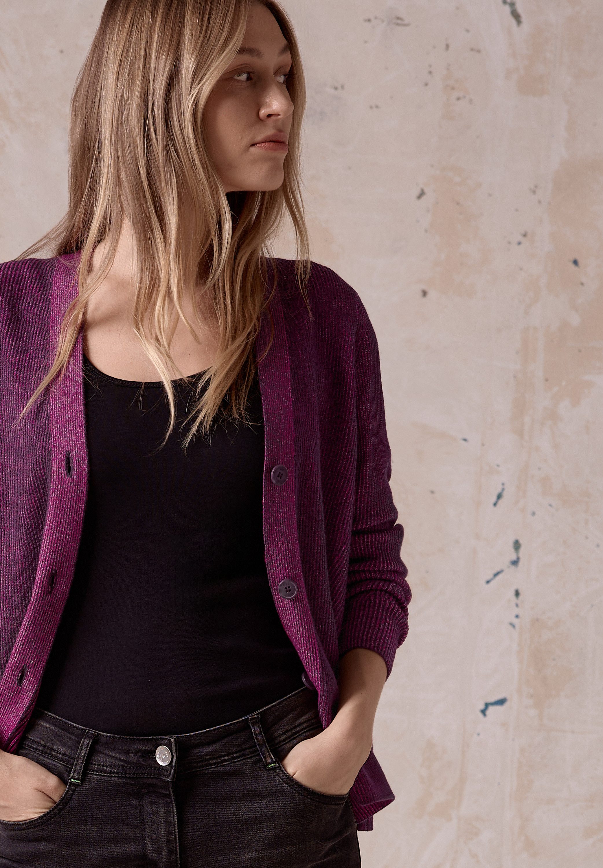 CECIL Cardigan mit V-Ausschnitt