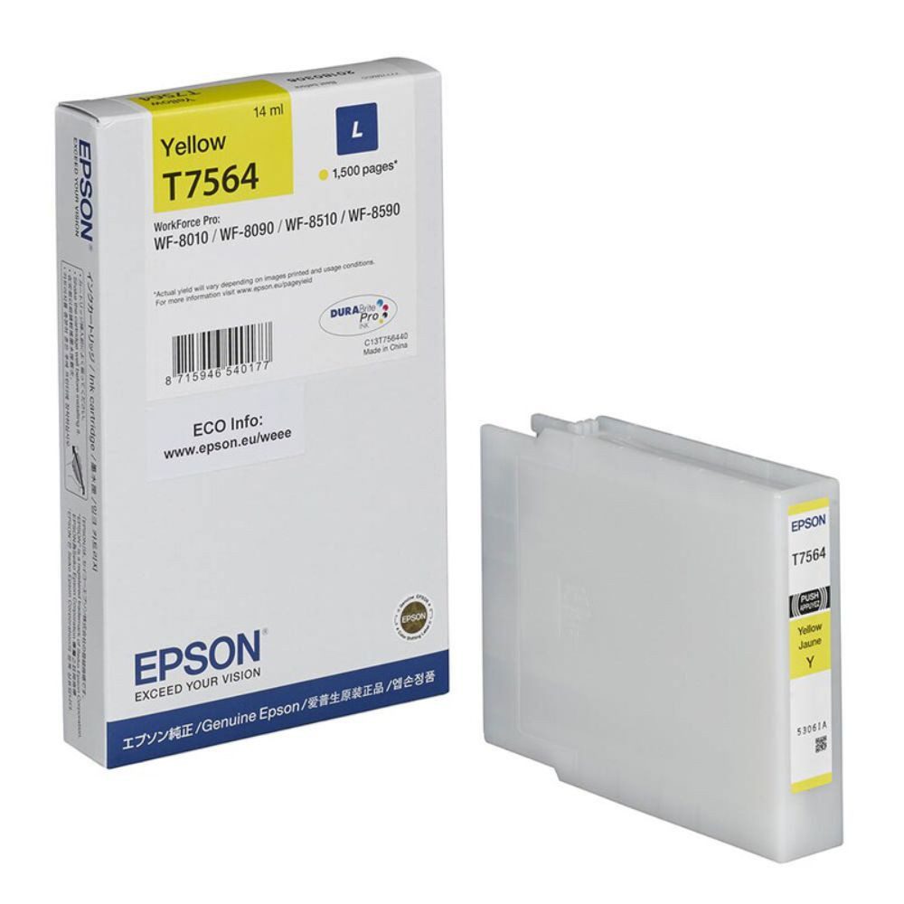 Epson T7564 L / C13T756440 Tinte Yellow (1-tlg) Nachfülltinte (x)