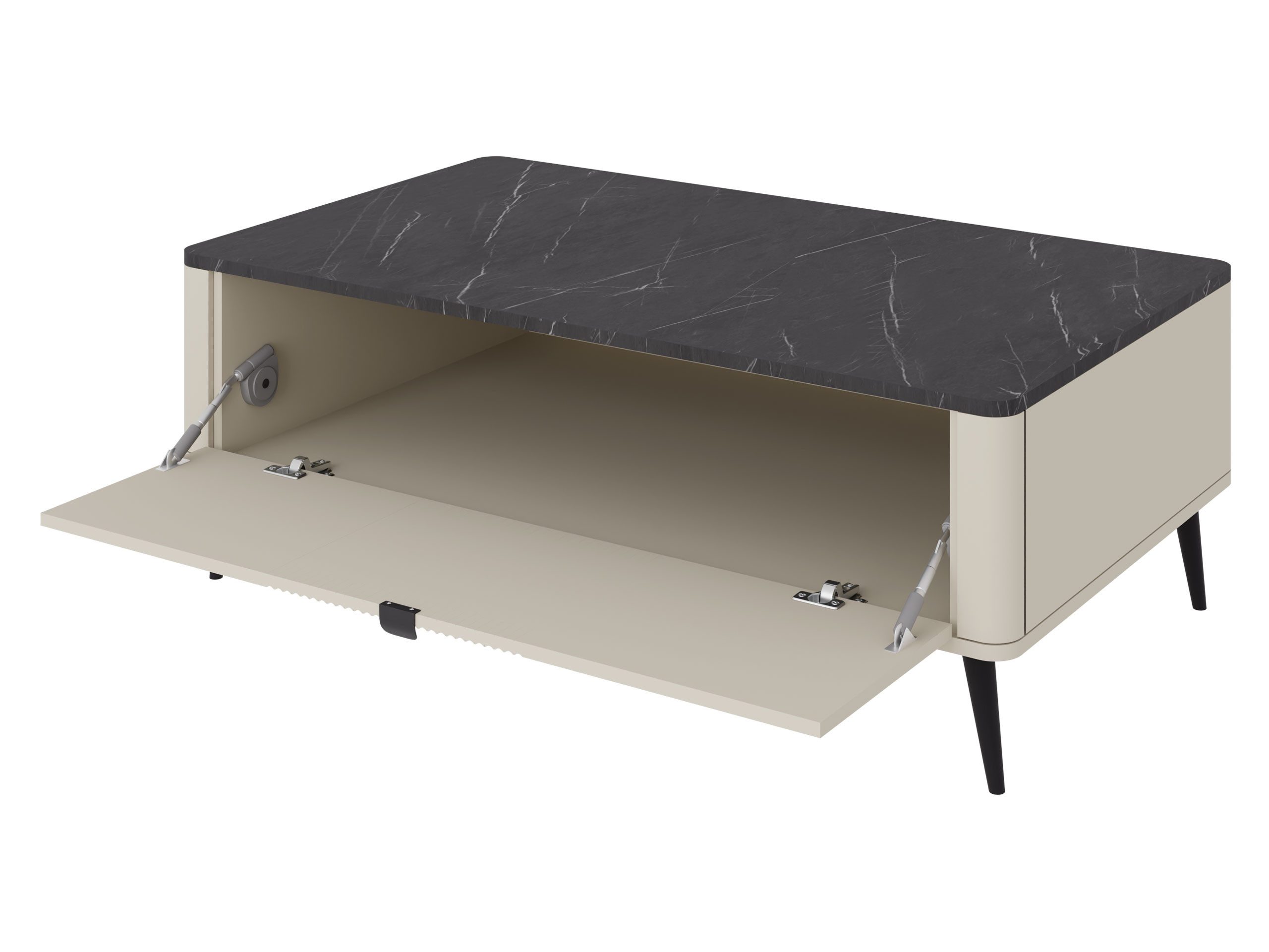 MIRJAN24 Couchtisch Marly RE16 (mit Klappe), 100x60x42 cm