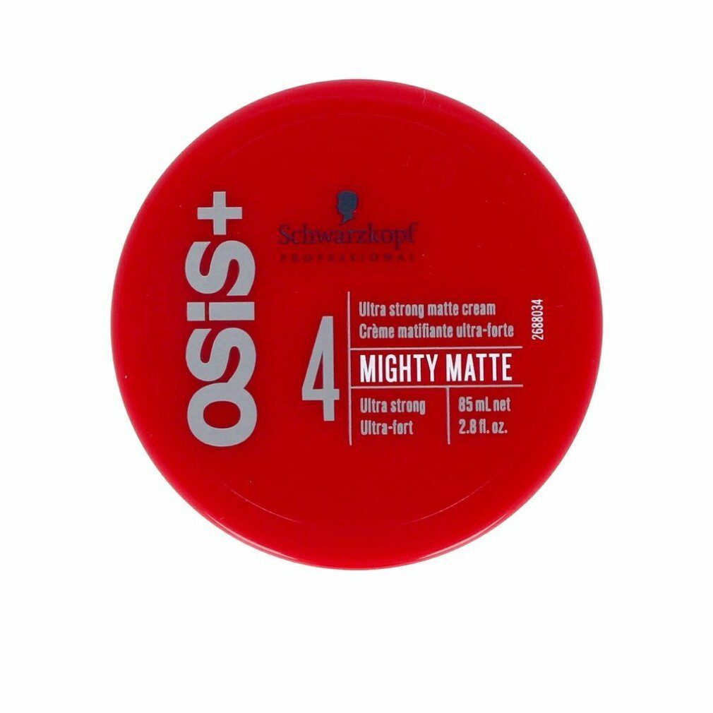 Matte Schwarzkopf Ultra Matte 85 Haarpflege-Set Mighty Ml Creme Osis Starke