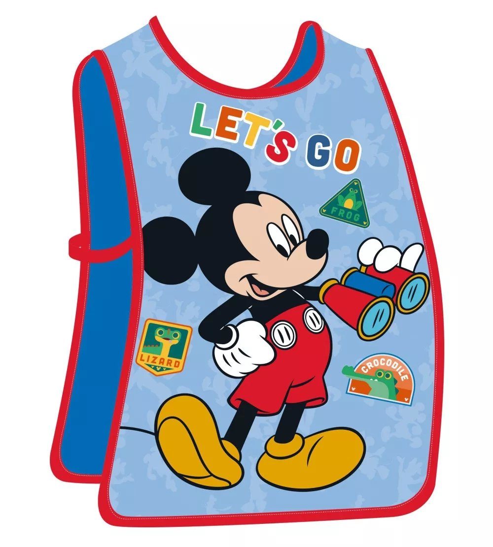 Disney Malschürze Micky Maus Malkittel Malmantel Schule Basteln Kunst 46cm