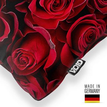 Kissenbezug, VOID (1 Stück), Valentinstag Liebe Rosen Deko muttertag valentinstag elegant blumen b