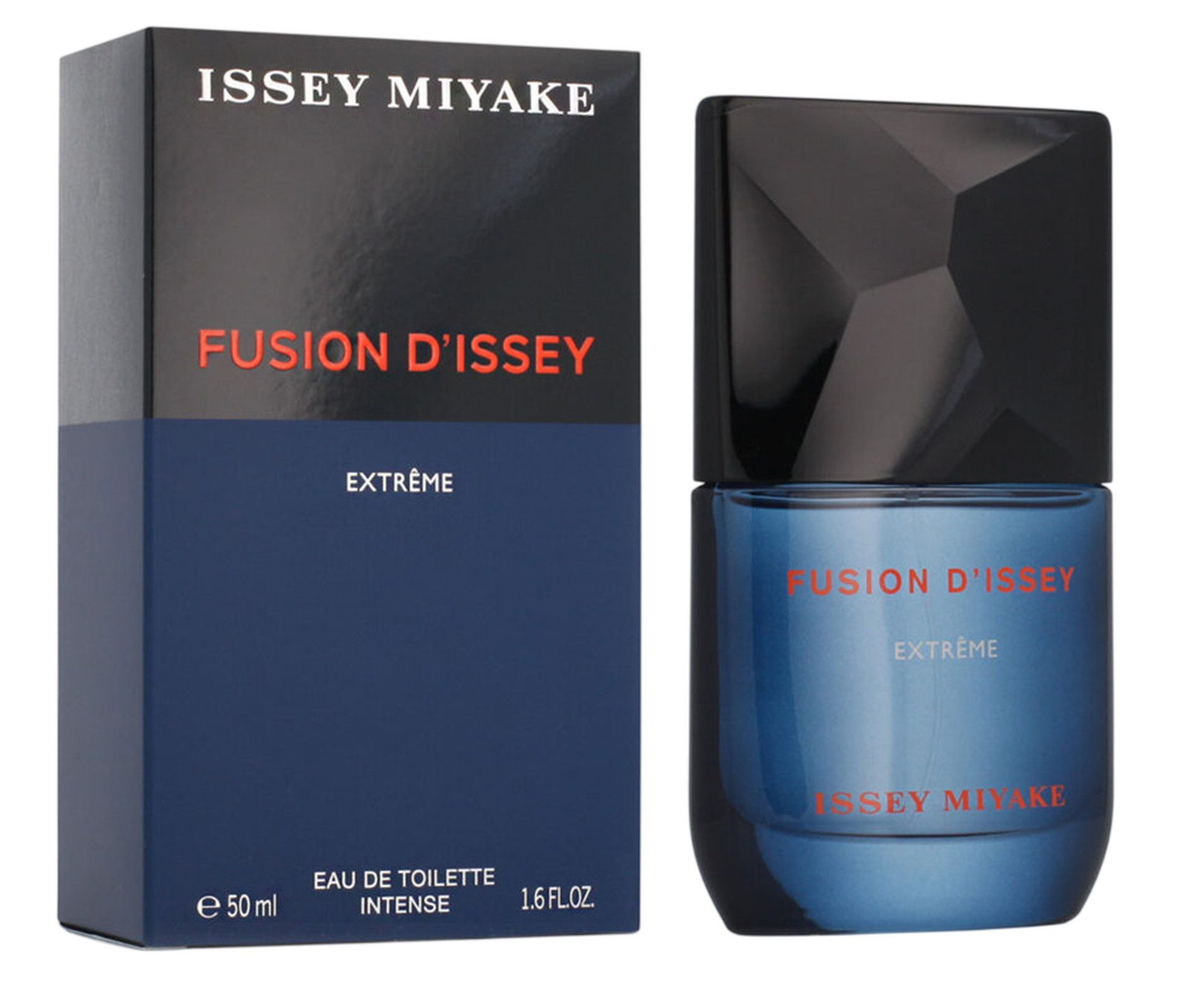 Issey Miyake Eau de Toilette Fusion d'Issey Extrême Intense EDT Herren Spray, Würzig-holziger Duft mit Kokosnuss, Lavendel, Kardamom und Sandelholz