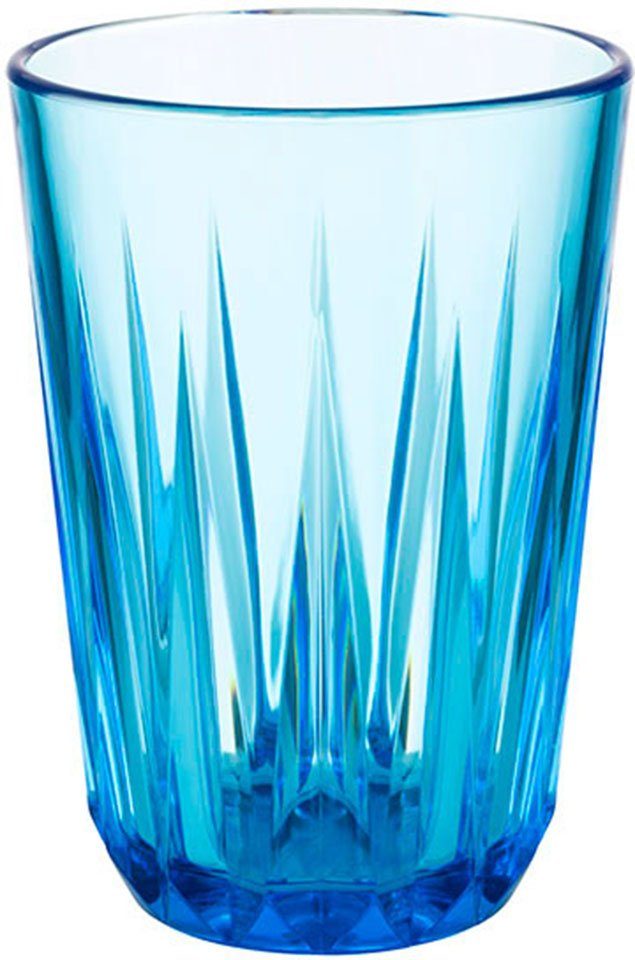 Becher sky Tritan, Kunststoff, blue in APS Germany, Made 6-teilig